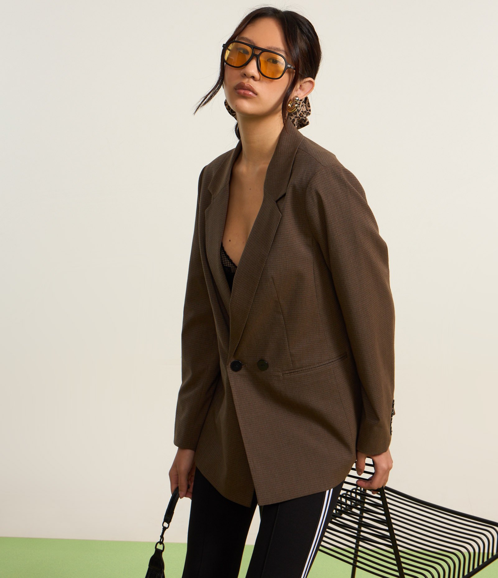 Calça Legging em Ribana com Pézinho Preto 10