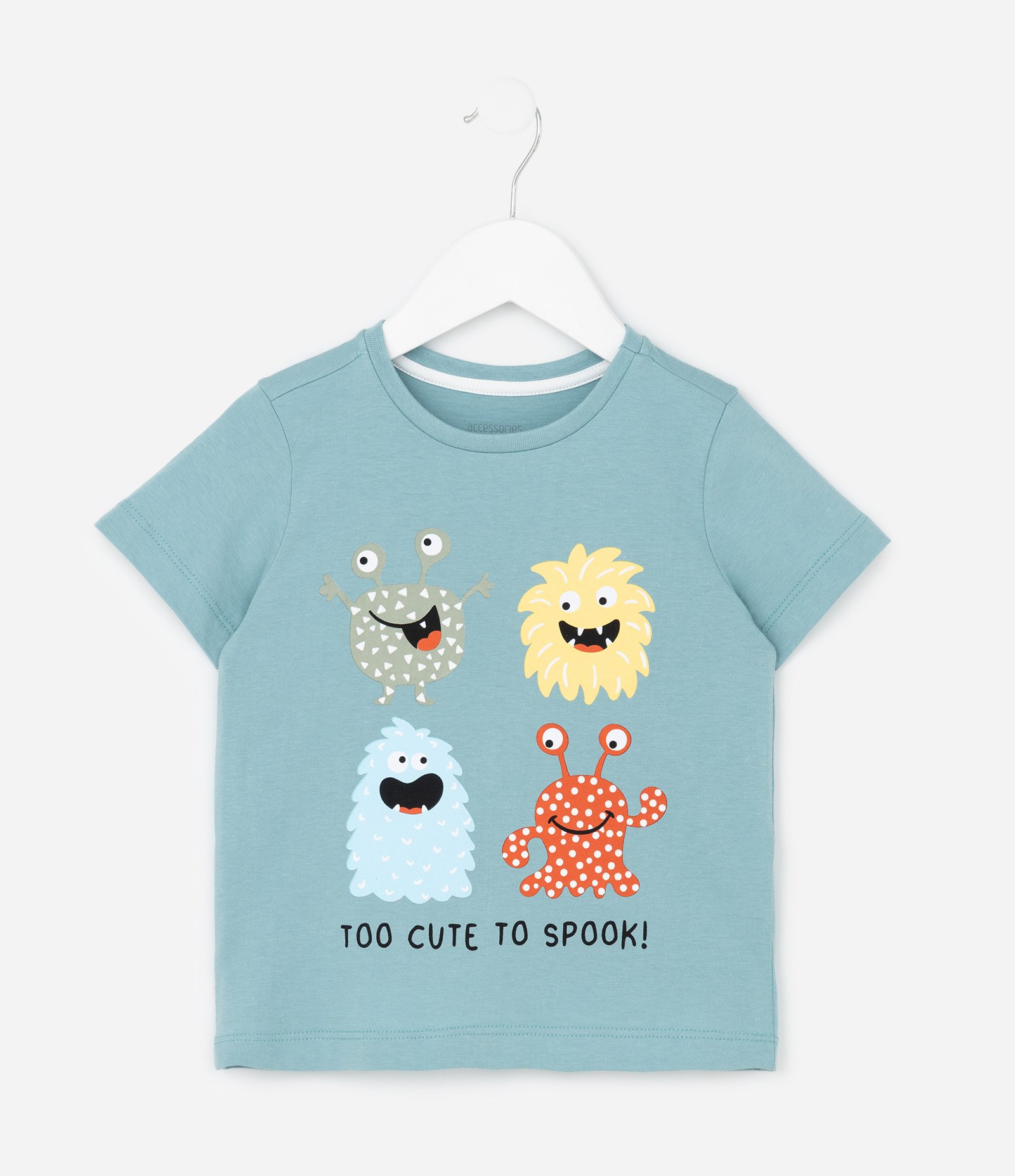 Pijama Infantil com Estampa Monstrinhos - Tam 2 a 6 Anos Azul 2