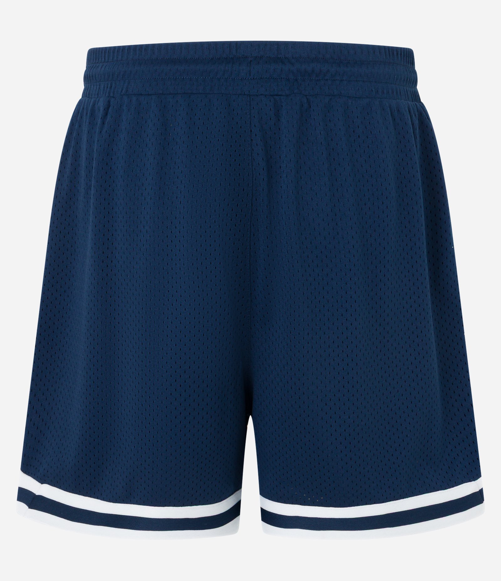Bermuda Esportiva de Basquete com Tecnologia Dry e Listras na Barra Azul 7