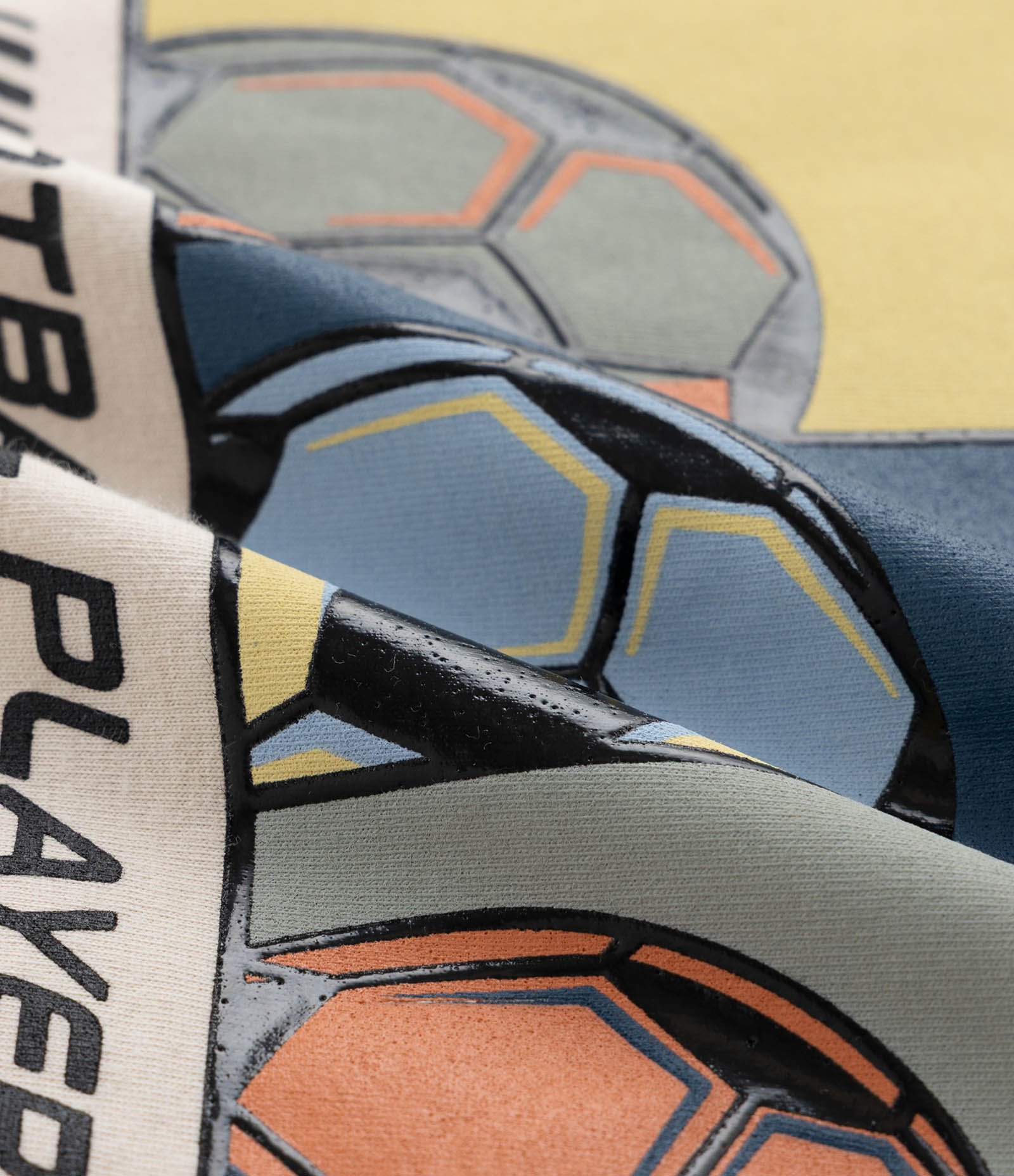 Pijama Curto Infantil com Estampa de Futebol - Tam 4 a 12 Anos Bege 9