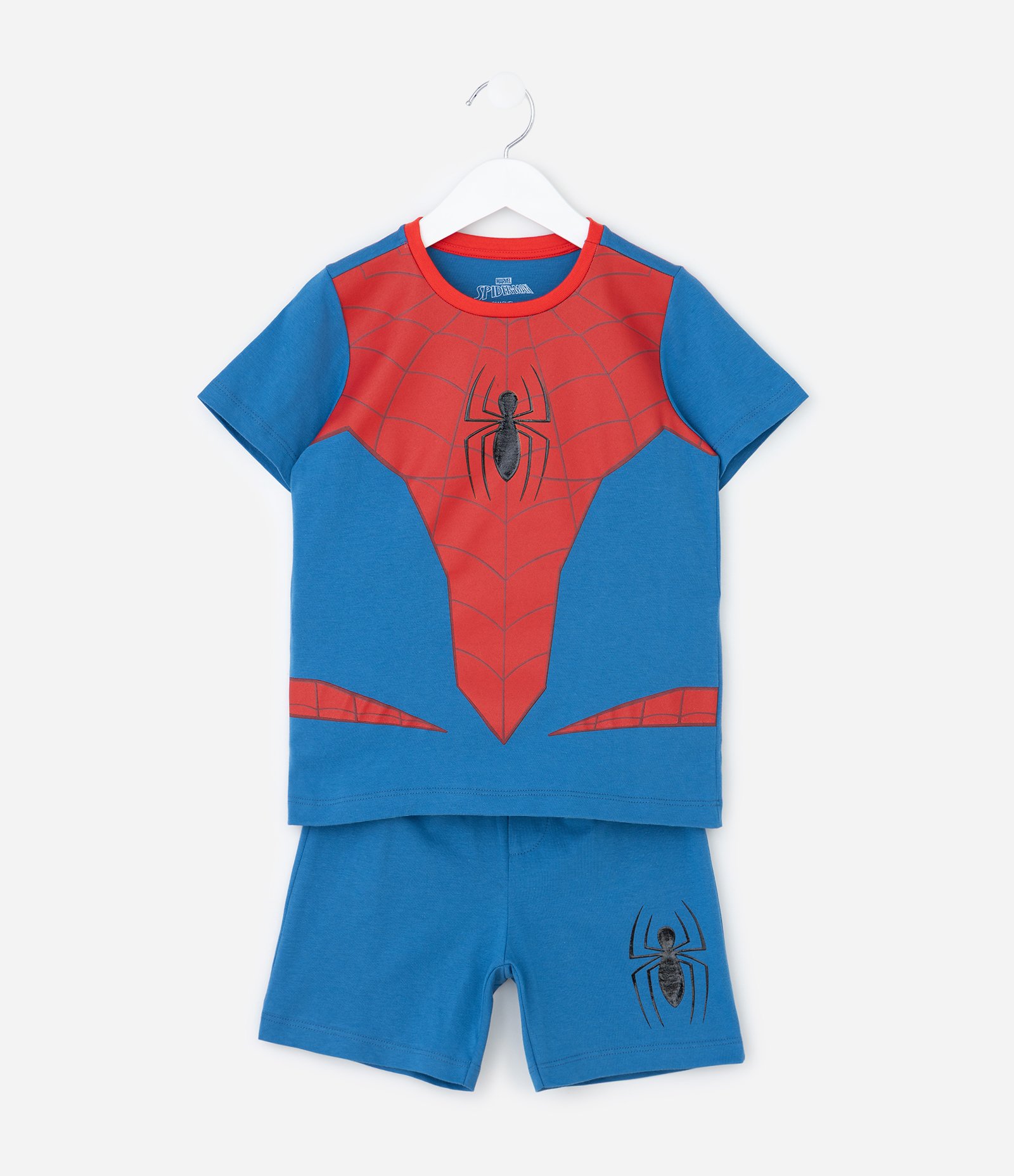 Pijama Infantil com Estampa Homem-Aranha - Tam 3 a 8 Anos Azul 2