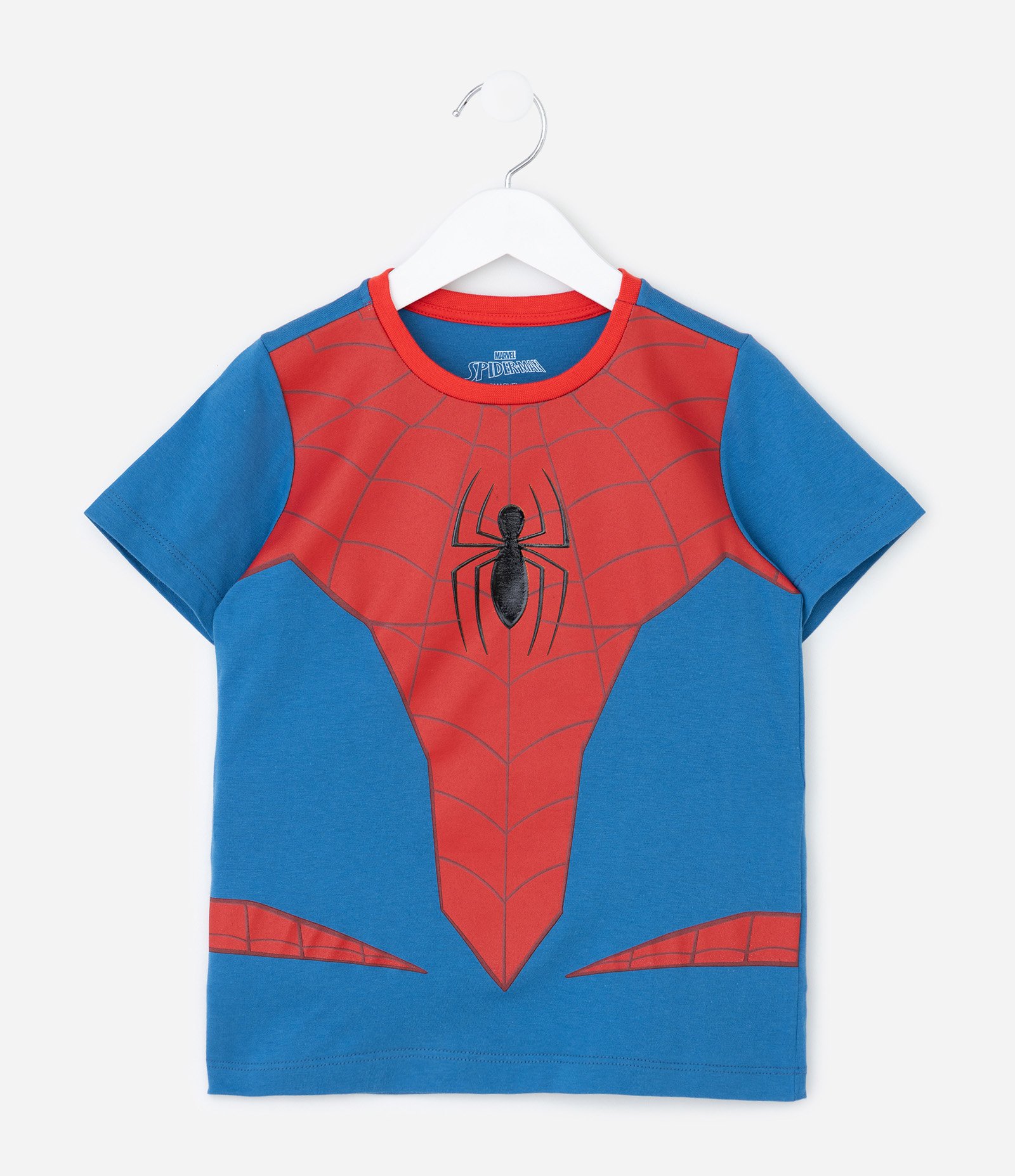 Pijama Infantil com Estampa Homem-Aranha - Tam 3 a 8 Anos Azul 3