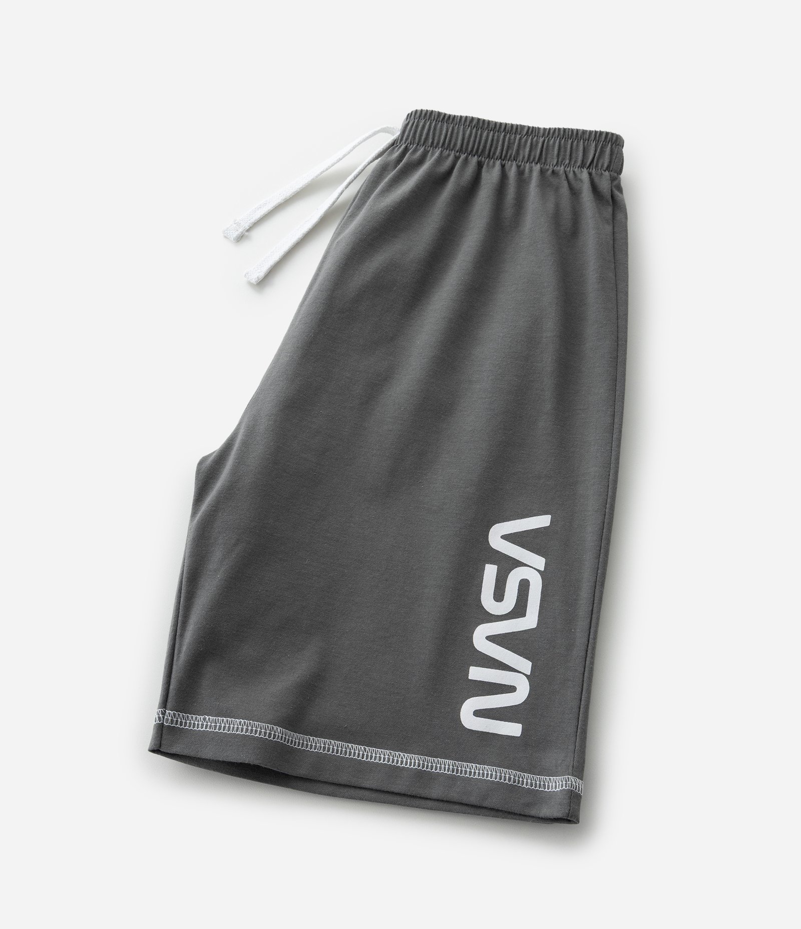 Pijama Infantil com Estampa NASA - Tam 5 a 14 Anos Cinza 11