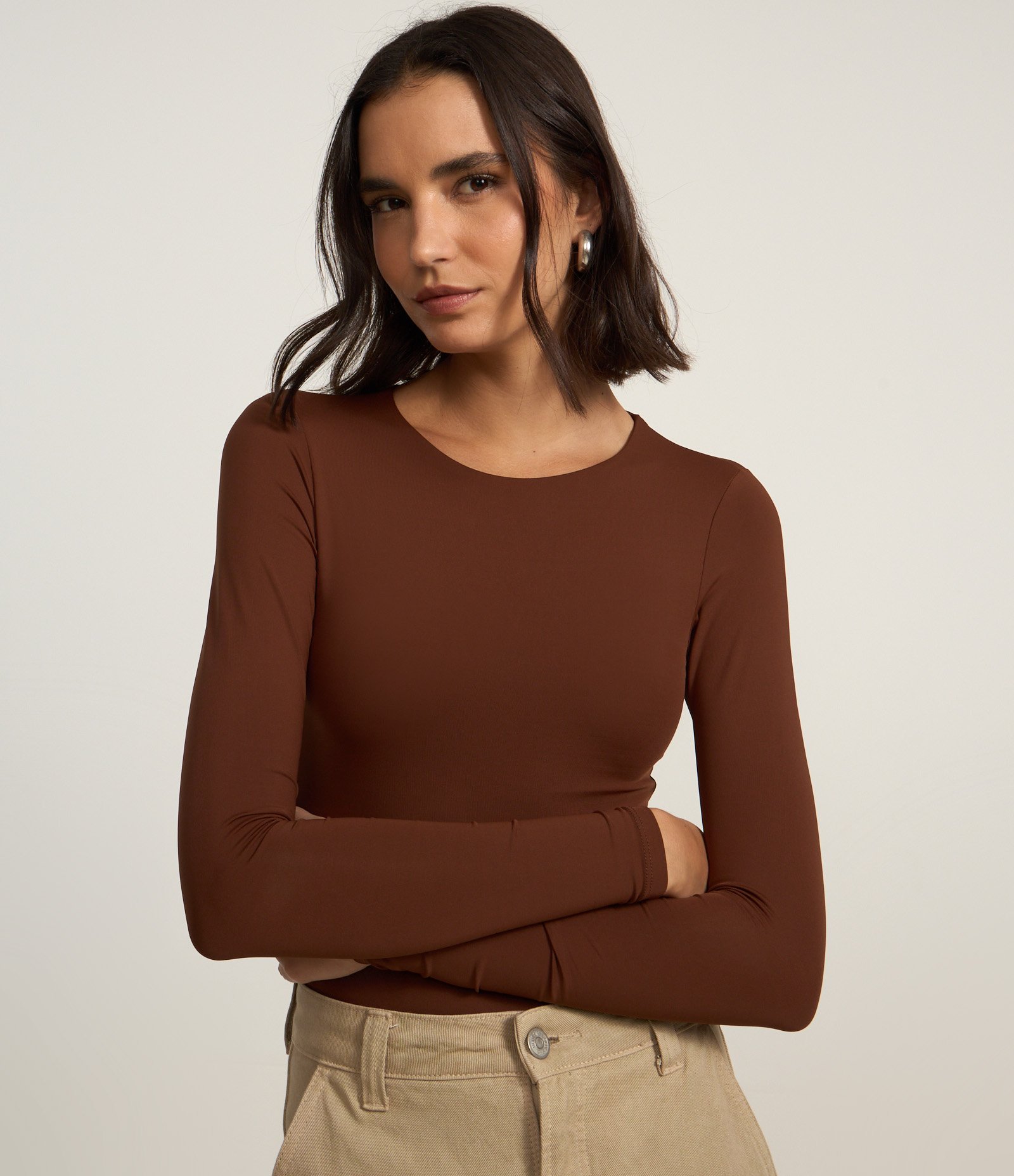 Body em Poliamida Manga Longa 3