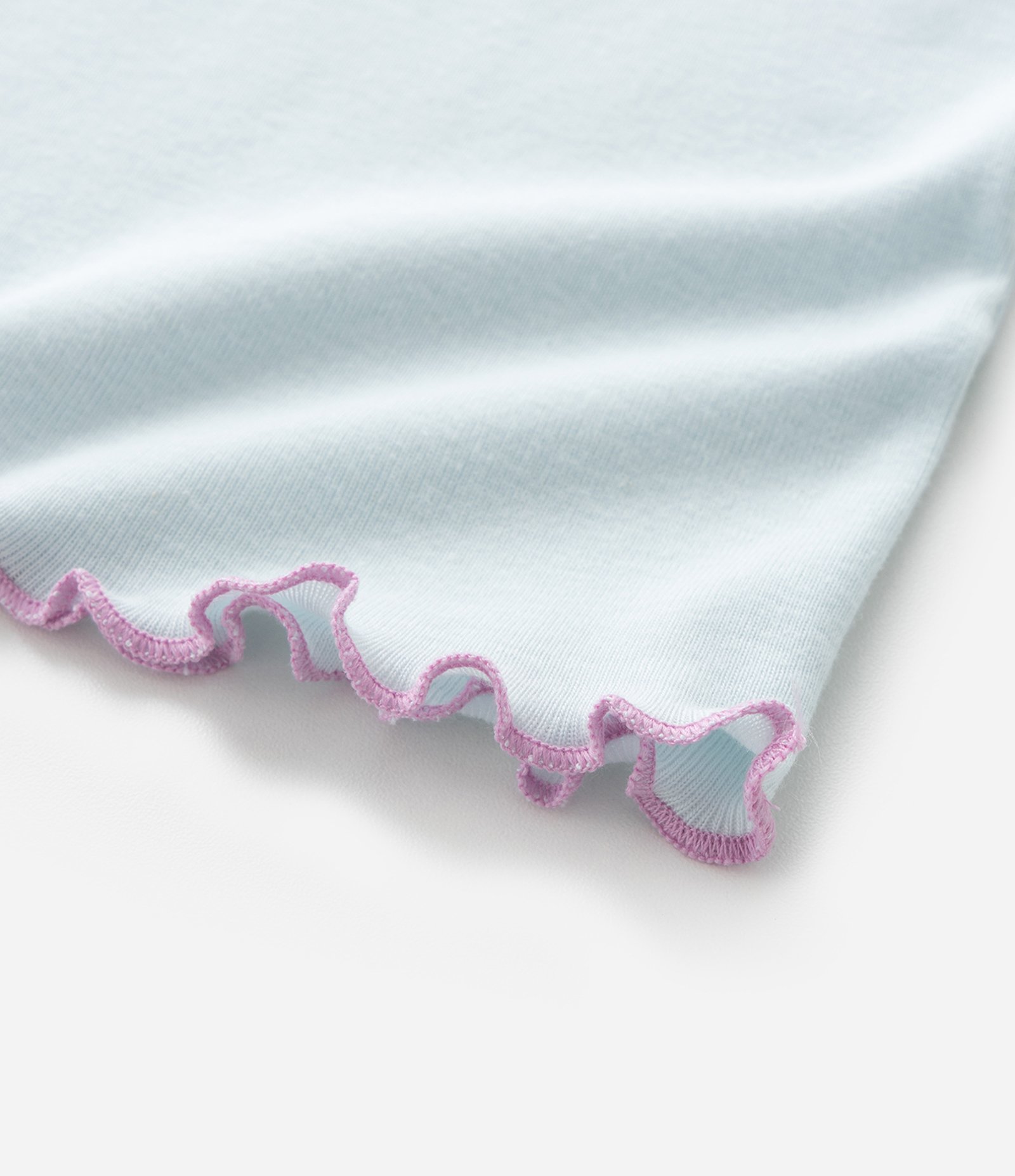 Pijama Infantil em Ribana com Estampa do Stitch - Tam 5 a 14 Anos Azul 11