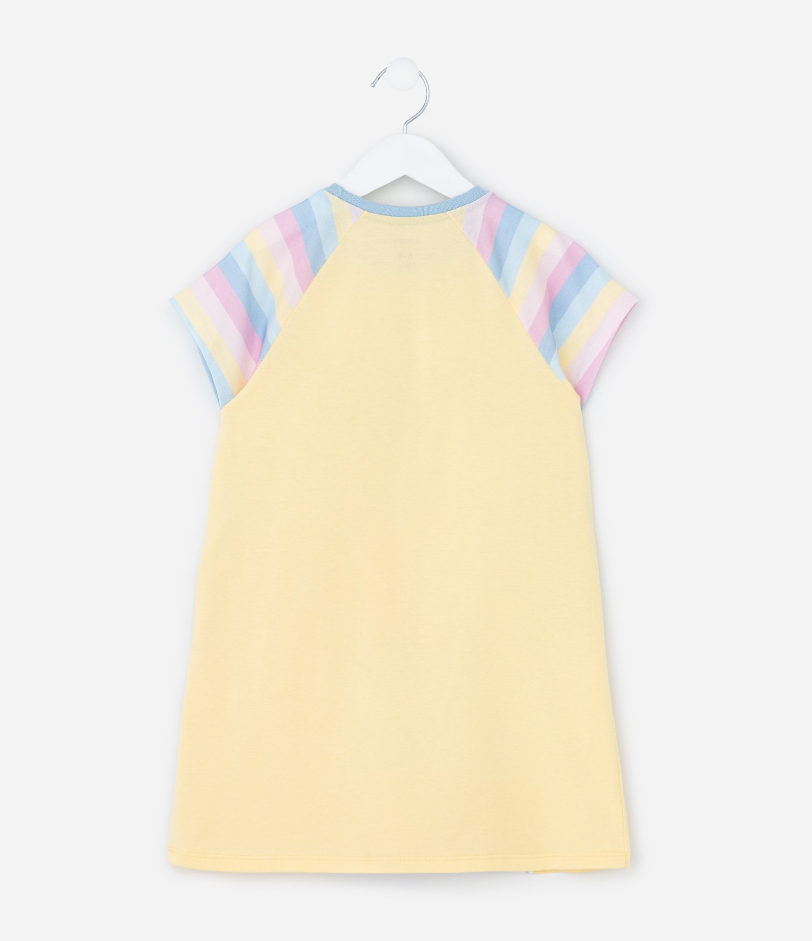 Camisola Infantil com Pompons e Estampa Lhama - Tam 5 a 14 Anos Amarelo 2