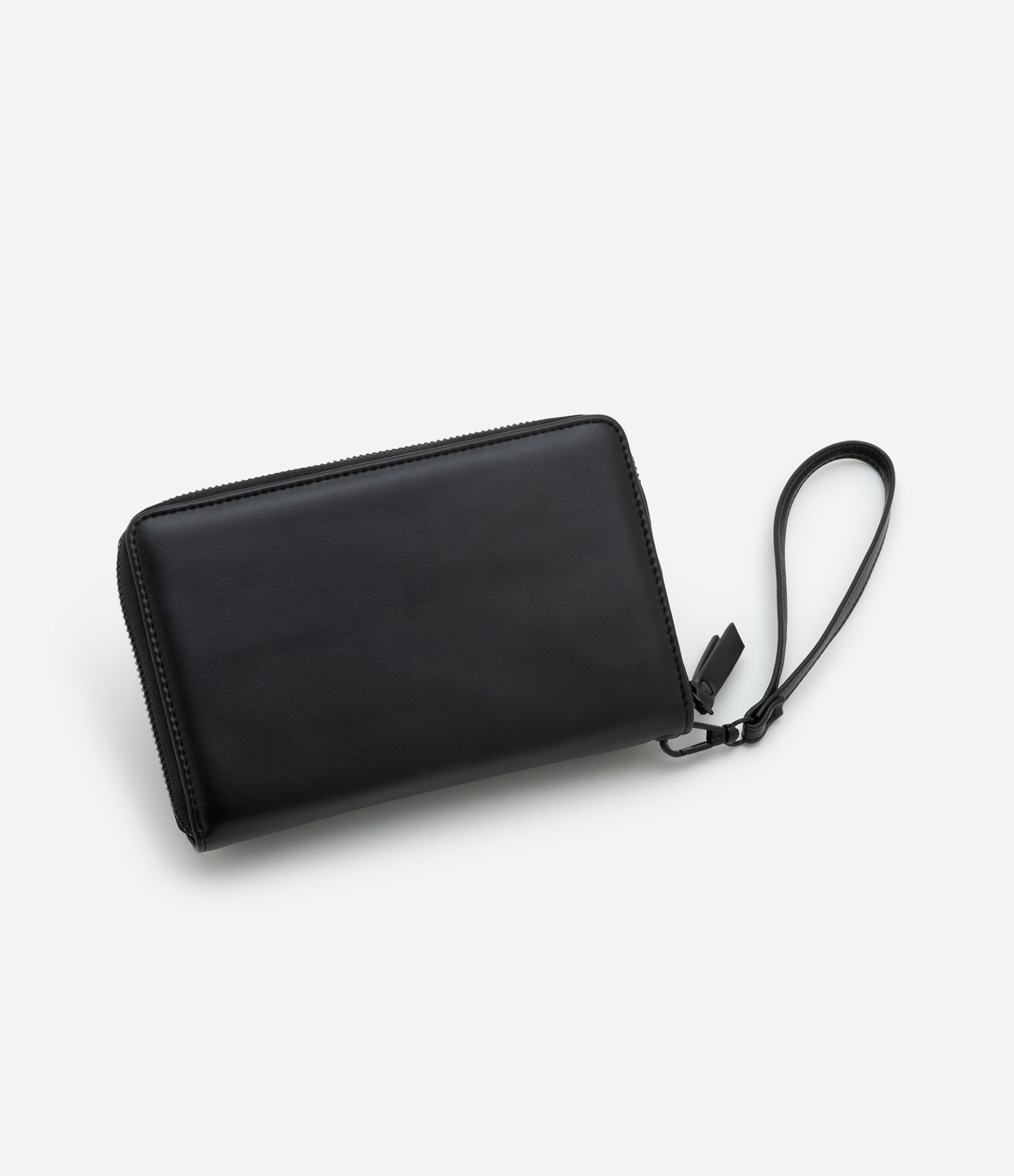 Carteira Média com Bolsinho e Textura Matelassê Preto 4