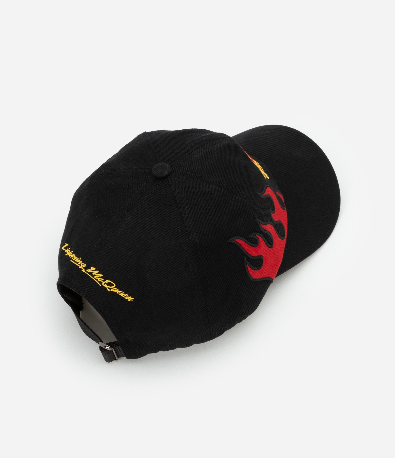 Boné em Sarja com Bordado Lettering Lightning McQueen Preto 3