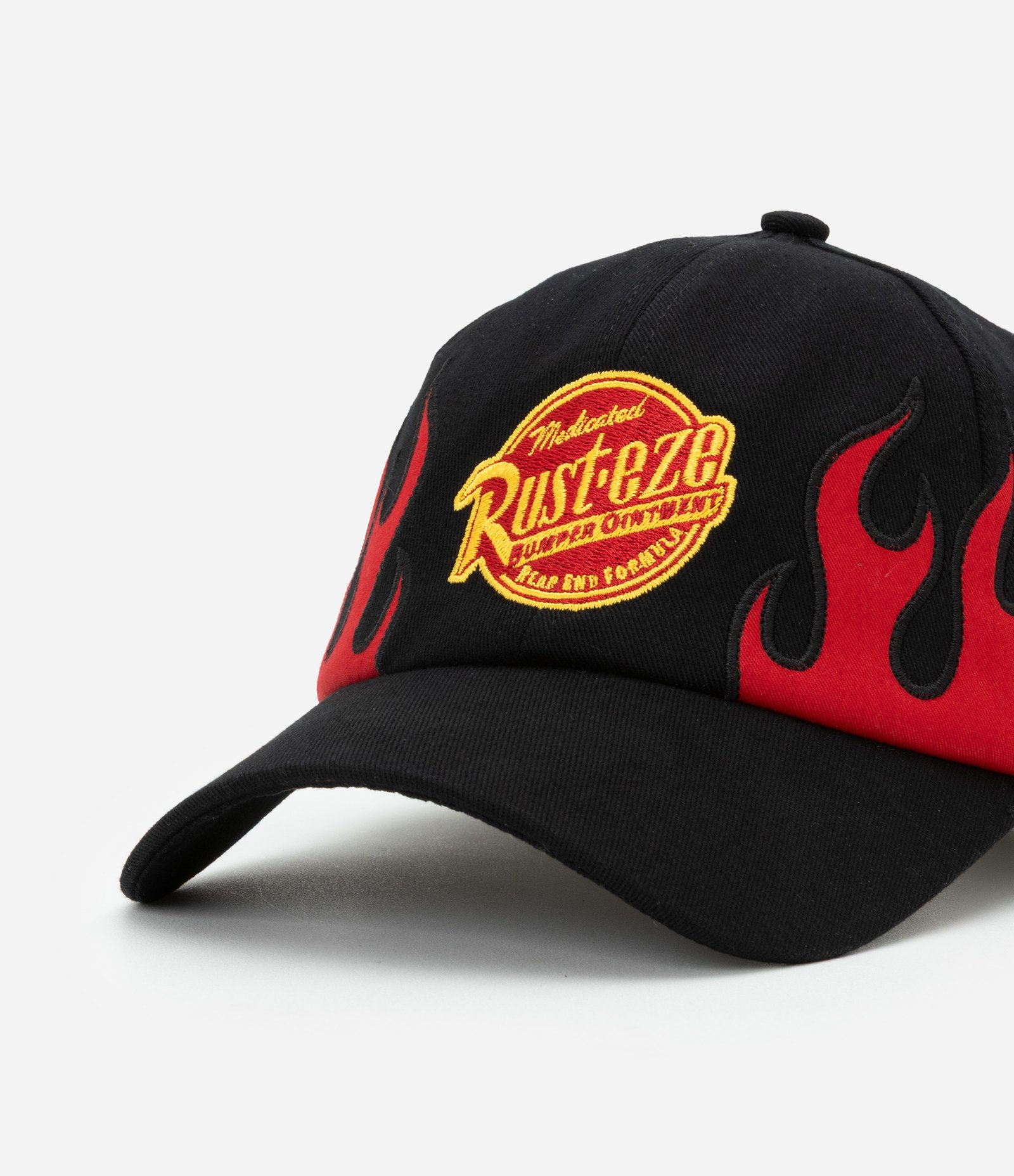 Boné em Sarja com Bordado Lettering Lightning McQueen Preto 5