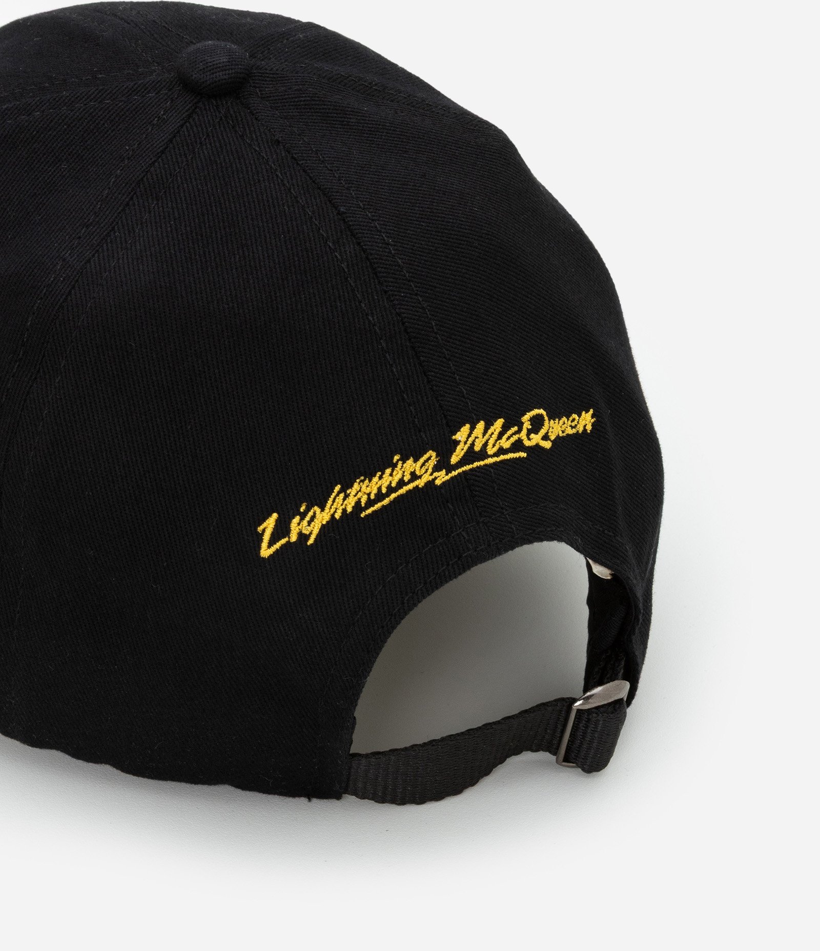Boné em Sarja com Bordado Lettering Lightning McQueen Preto 6