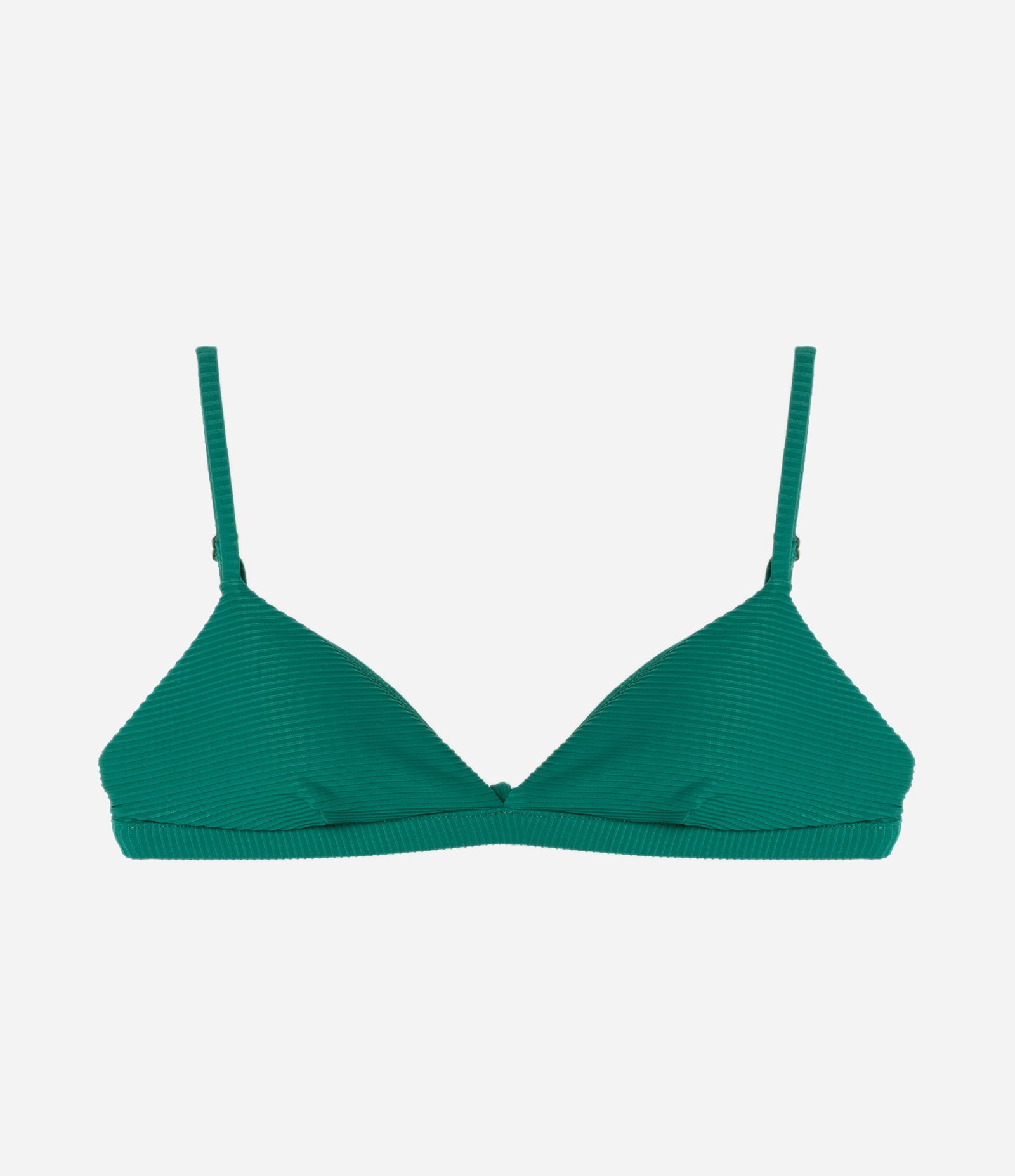 Biquíni Top Triângulo Fixo Texturizado Verde 5