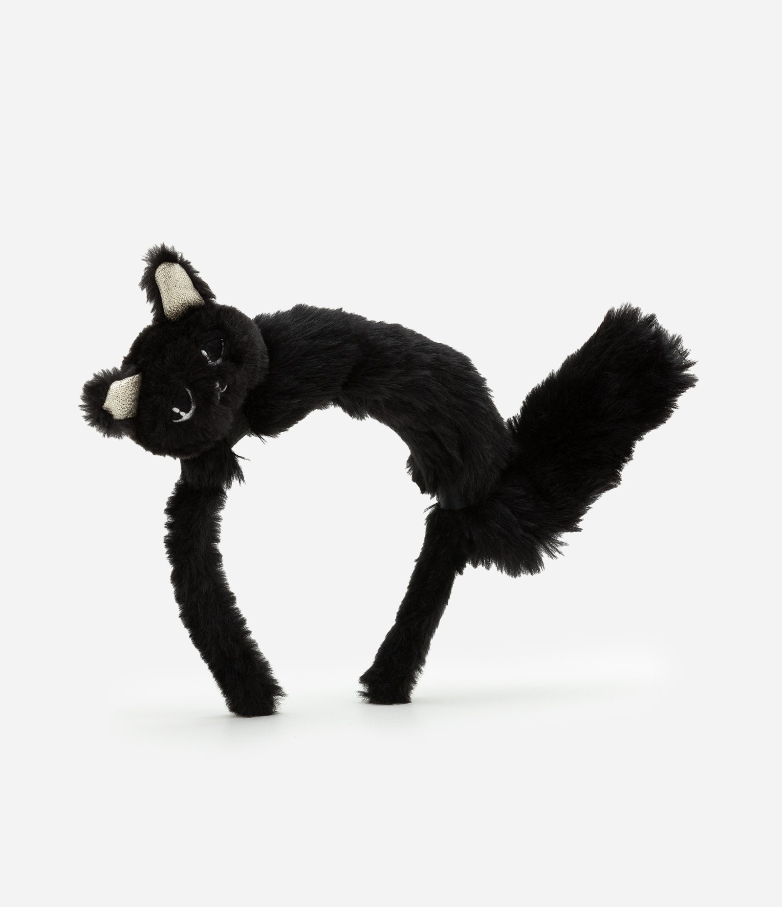 Tiara Infantil com Estampa Gato de Halloween - Tam Único Preto 1