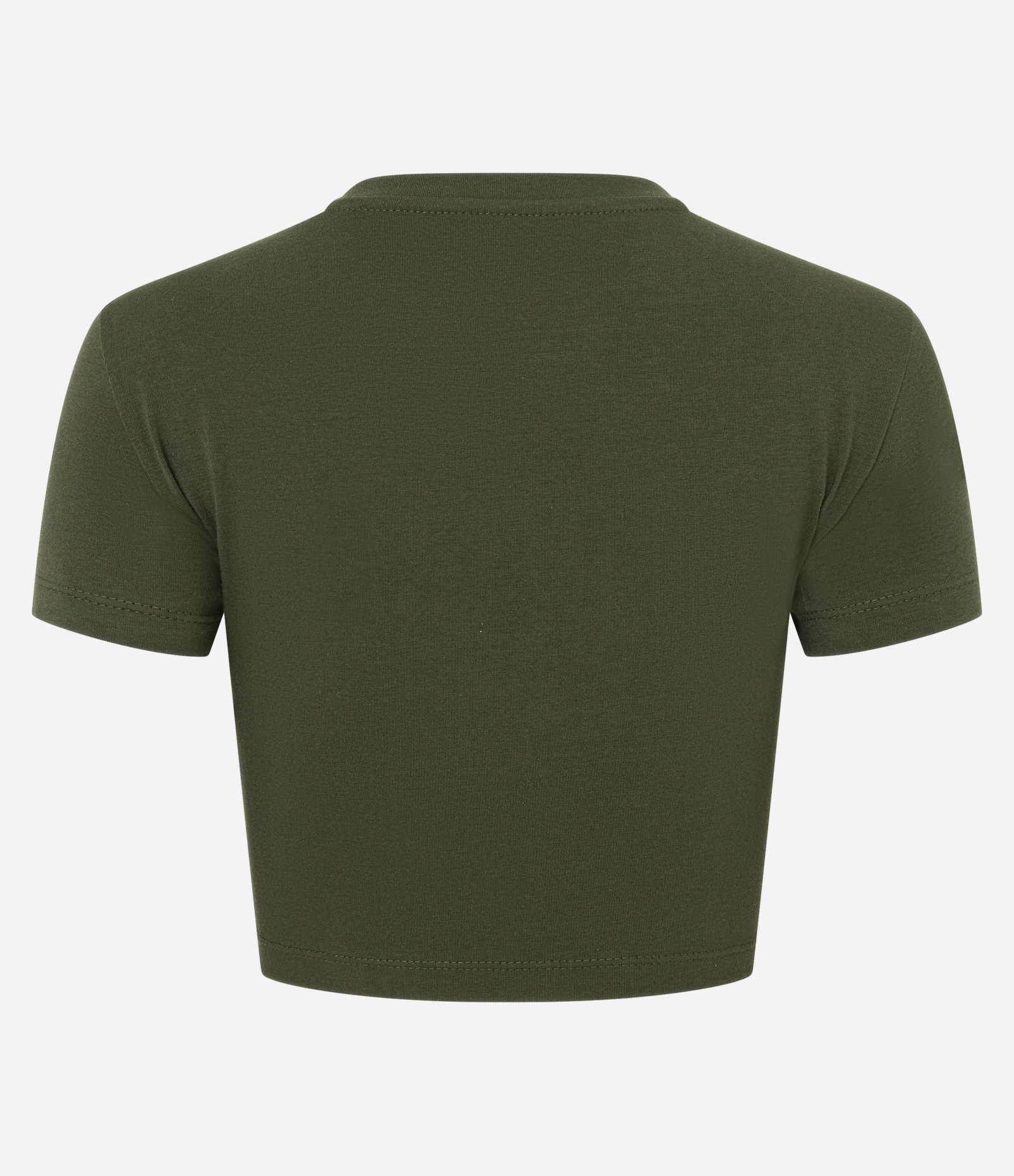 Blusa Baby Look em Algodão com Lettering No Time for Love Verde 5