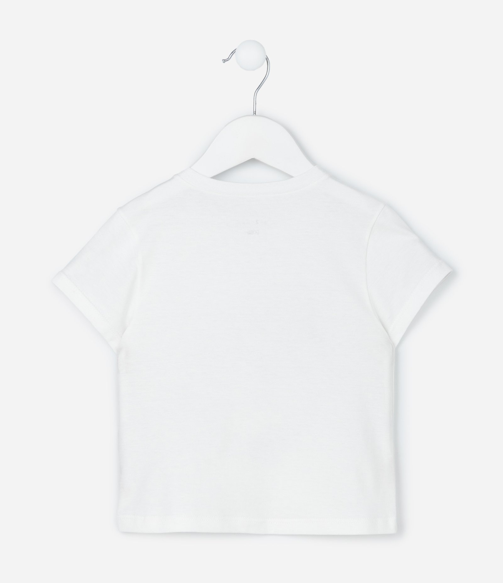 Blusa Infantil com Estampa Cisne - Tam 1 a 6 Anos Branco 3