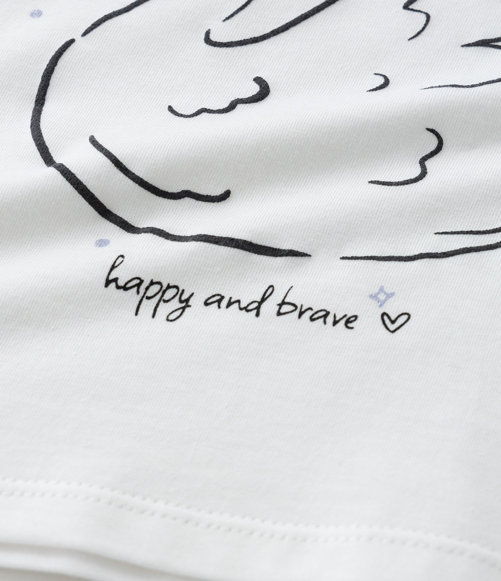 Blusa Infantil com Estampa Cisne - Tam 1 a 6 Anos Branco 5