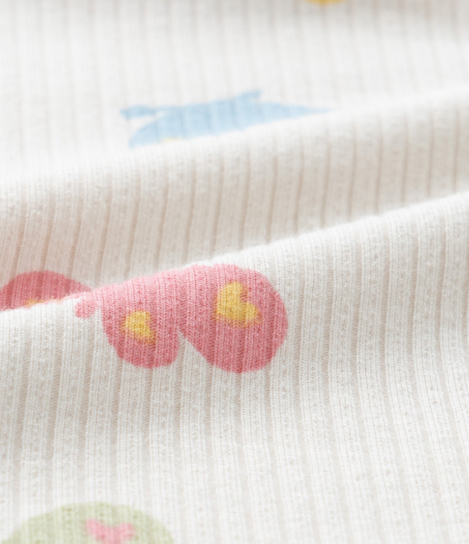 Regata Infantil Canelada com Estampa Borboleta - Tam 1 a 6 Anos Bege 4