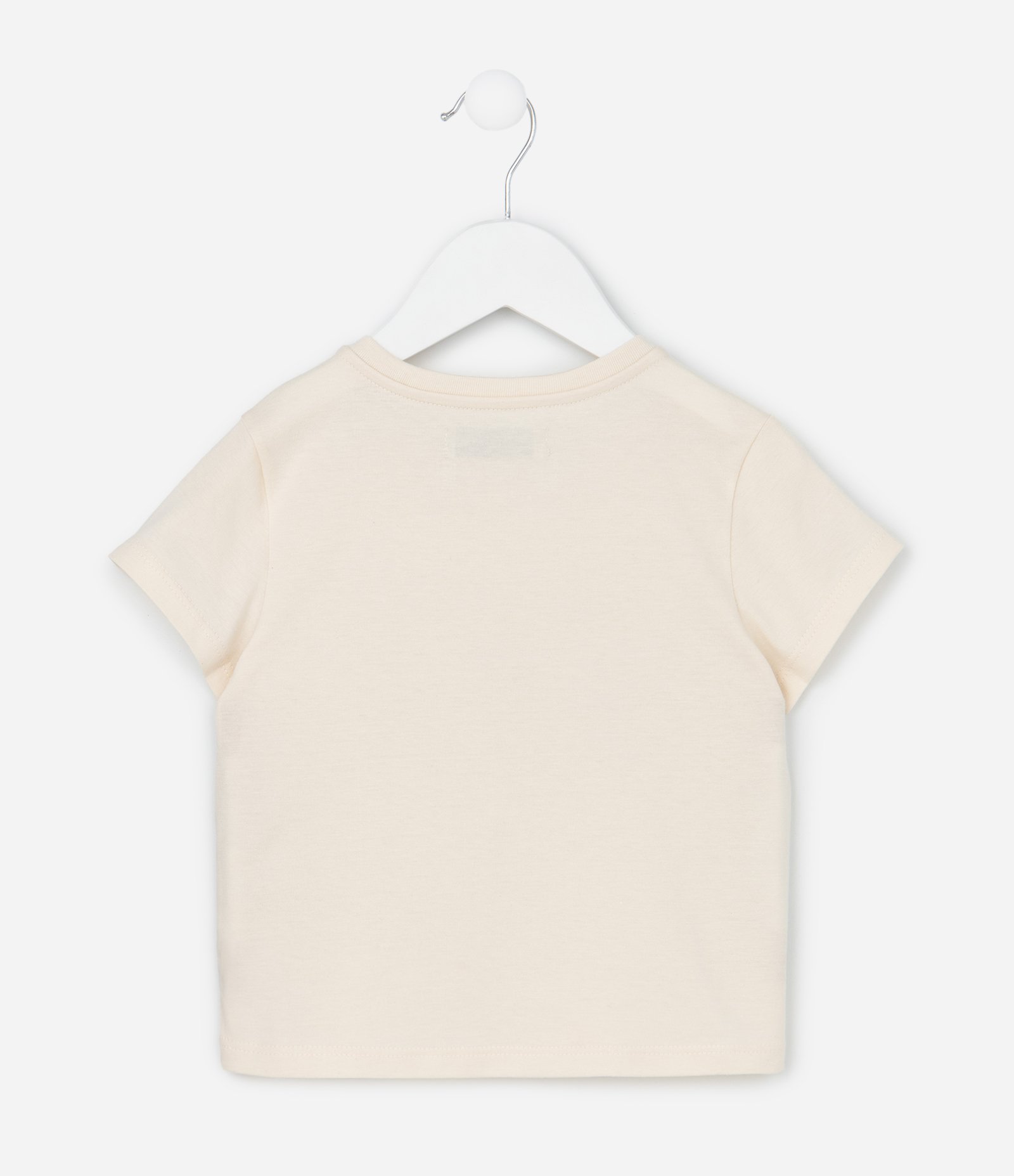 Conjunto Infantil com Estampa Florzinhas - Tam 1 a 6 Anos Bege 4