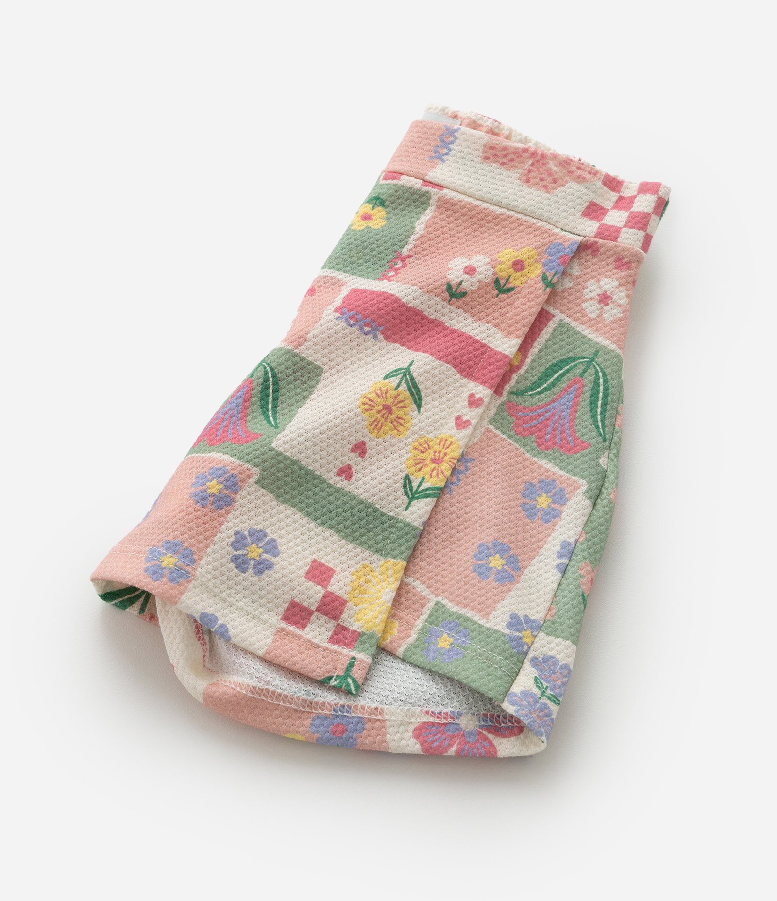 Conjunto Infantil com Estampa Florzinhas - Tam 1 a 6 Anos Bege 7