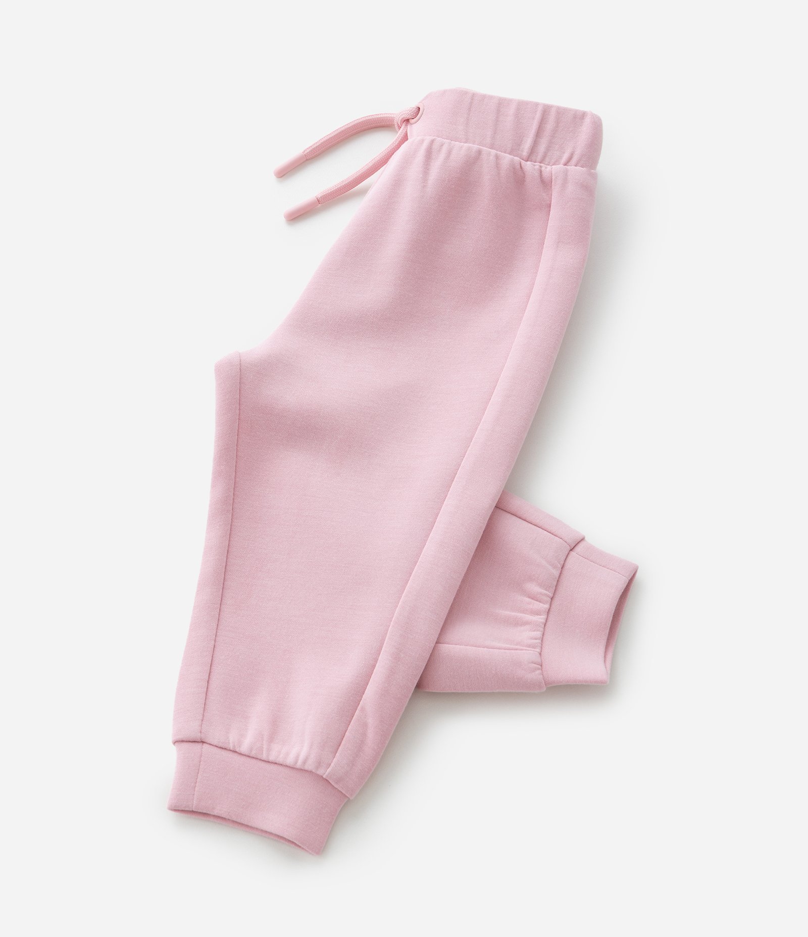 Calça Jogger Infantil em Modal com Recorte Lateral - Tam 0 a 18 Meses Rosa 5