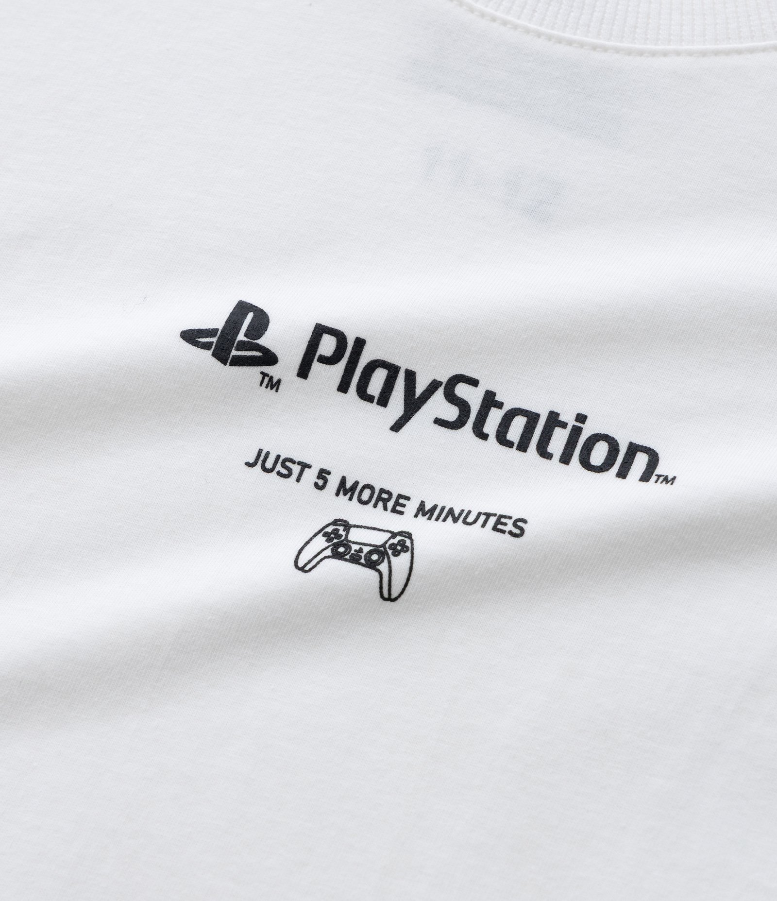 Camiseta Infantil Texturizada com Estampa Playstation - Tam 5 a 14 Anos Branco 3