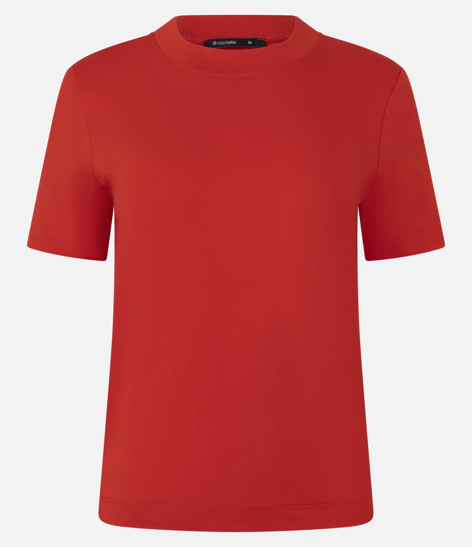 Blusa Básica Justinha em Ribana de Algodão Vermelho 5