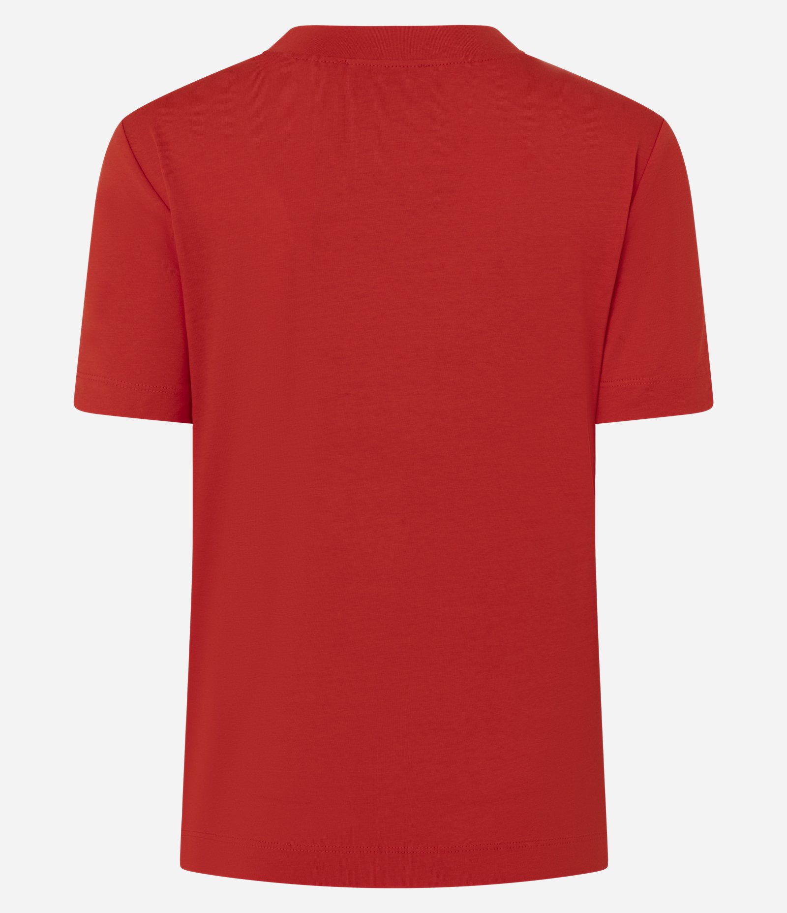 Blusa Básica Justinha em Ribana de Algodão Vermelho 6