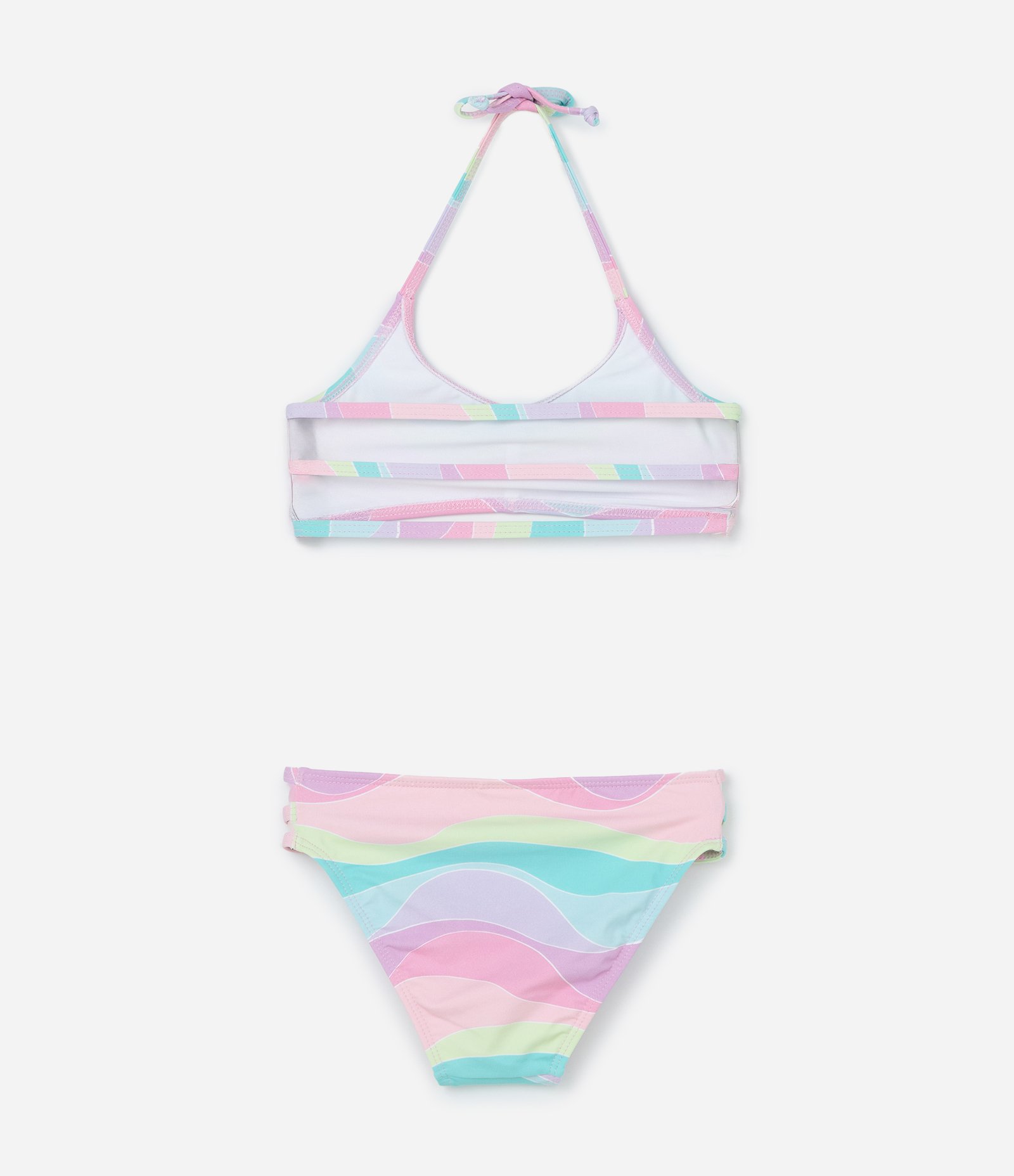 Biquíni Infantil com Proteção UV e Estampa Tie Dye - Tam 5 a 14 Anos Multicores 2