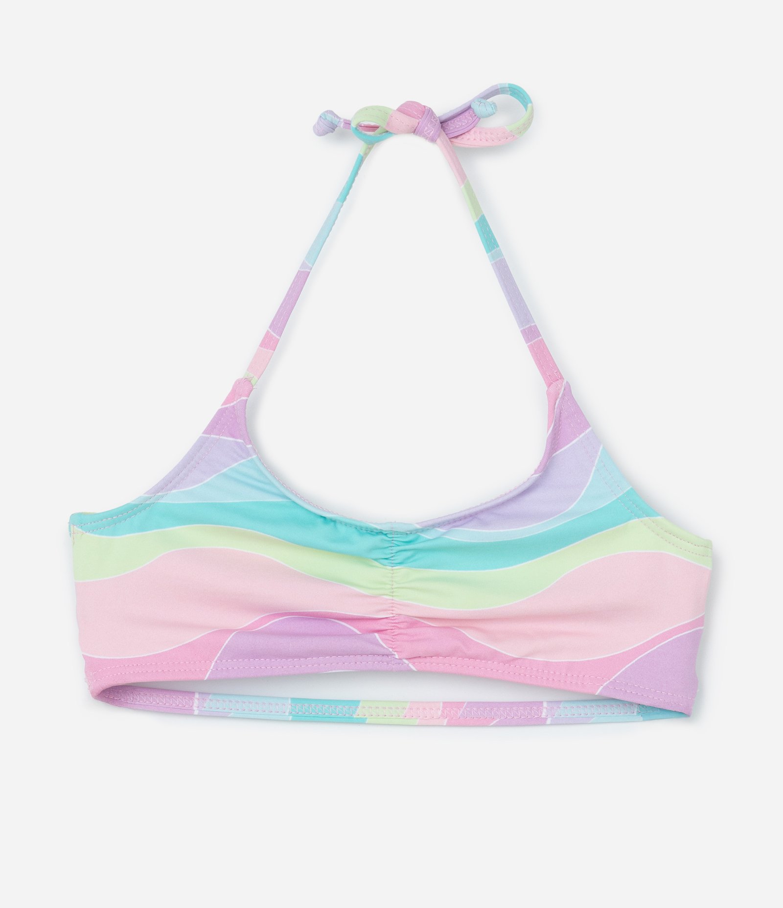 Biquíni Infantil com Proteção UV e Estampa Tie Dye - Tam 5 a 14 Anos Multicores 3