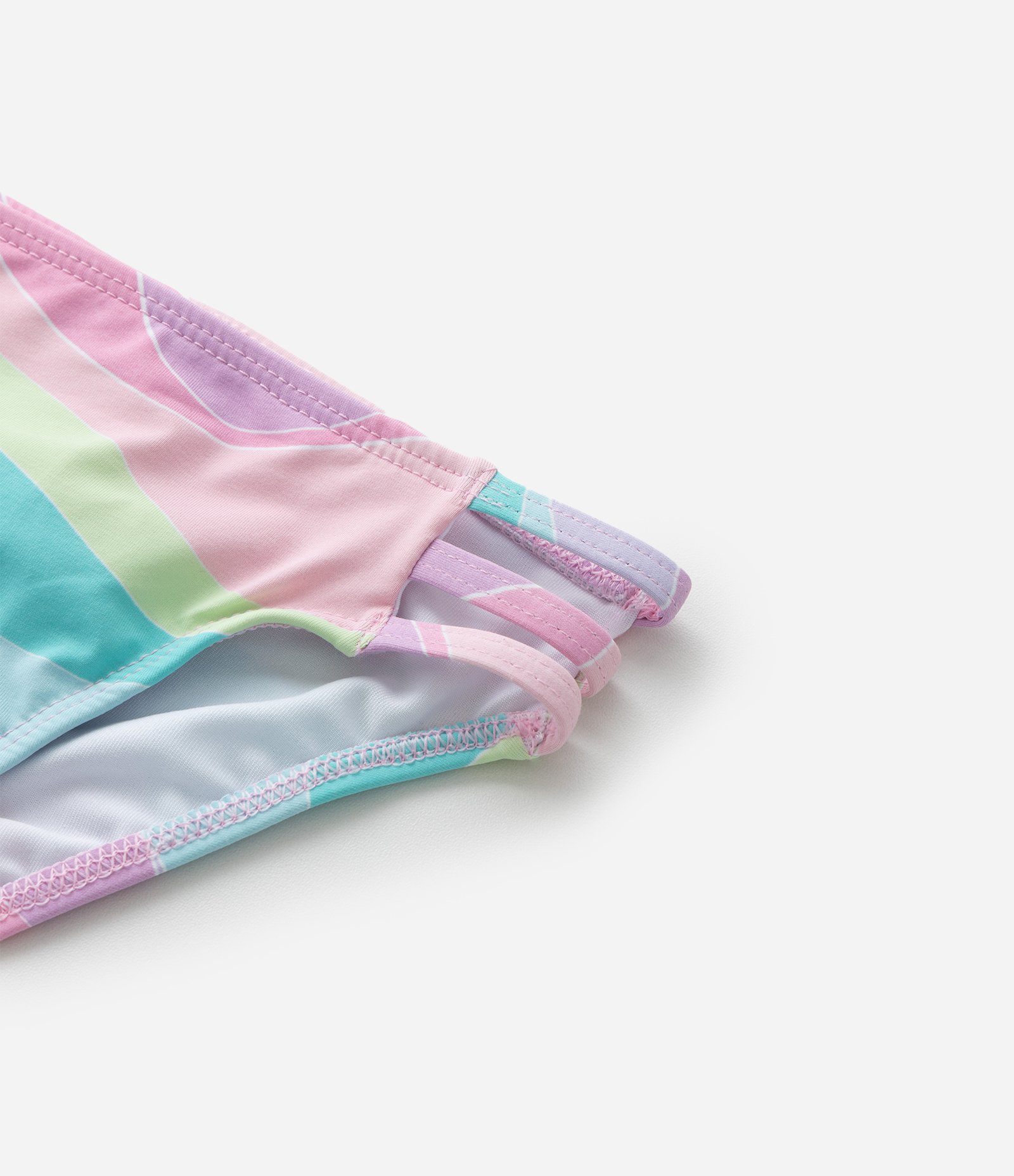 Biquíni Infantil com Proteção UV e Estampa Tie Dye - Tam 5 a 14 Anos Multicores 7