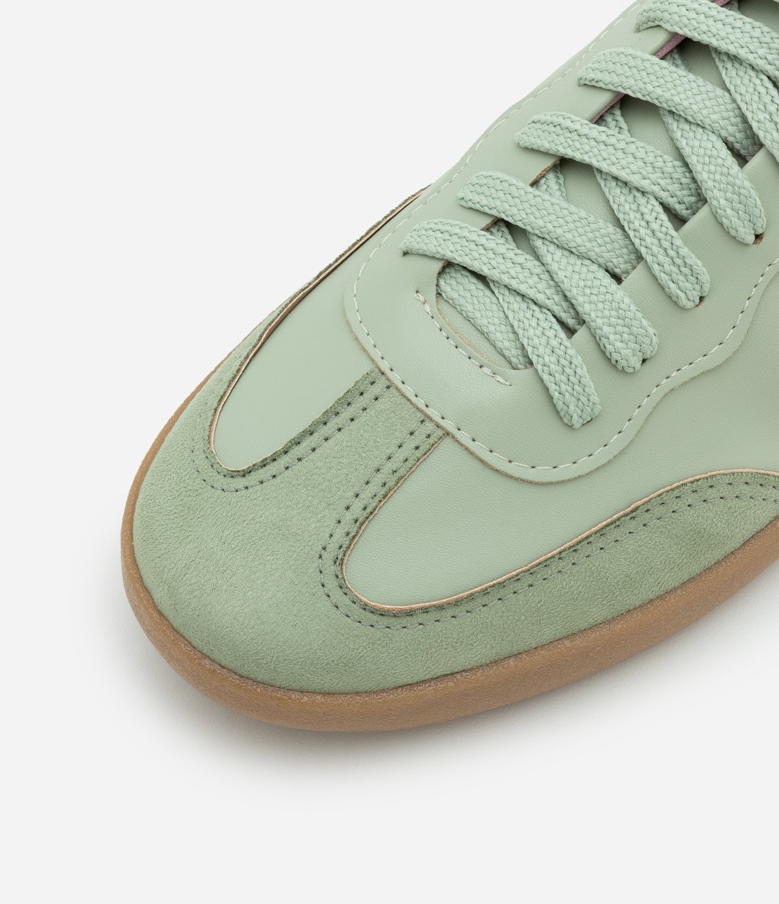 Tênis Estilo Chuteira em PU com Detalhes nas Laterais Verde/Rosa 4