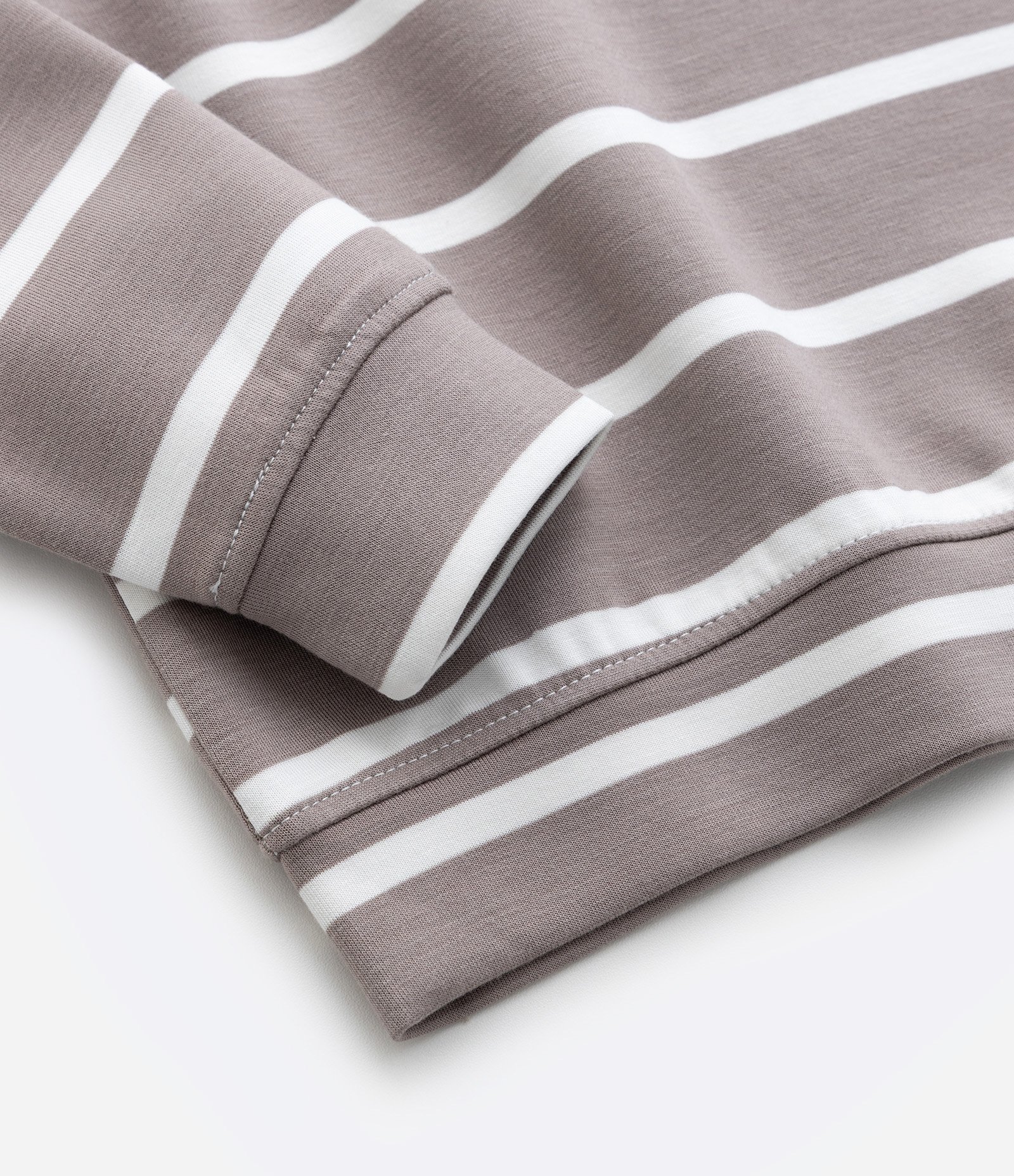 Blusão Infantil com Estampa de Listras Fio Tinto e Bordado - Tam 1 a 6 Anos Marrom 4