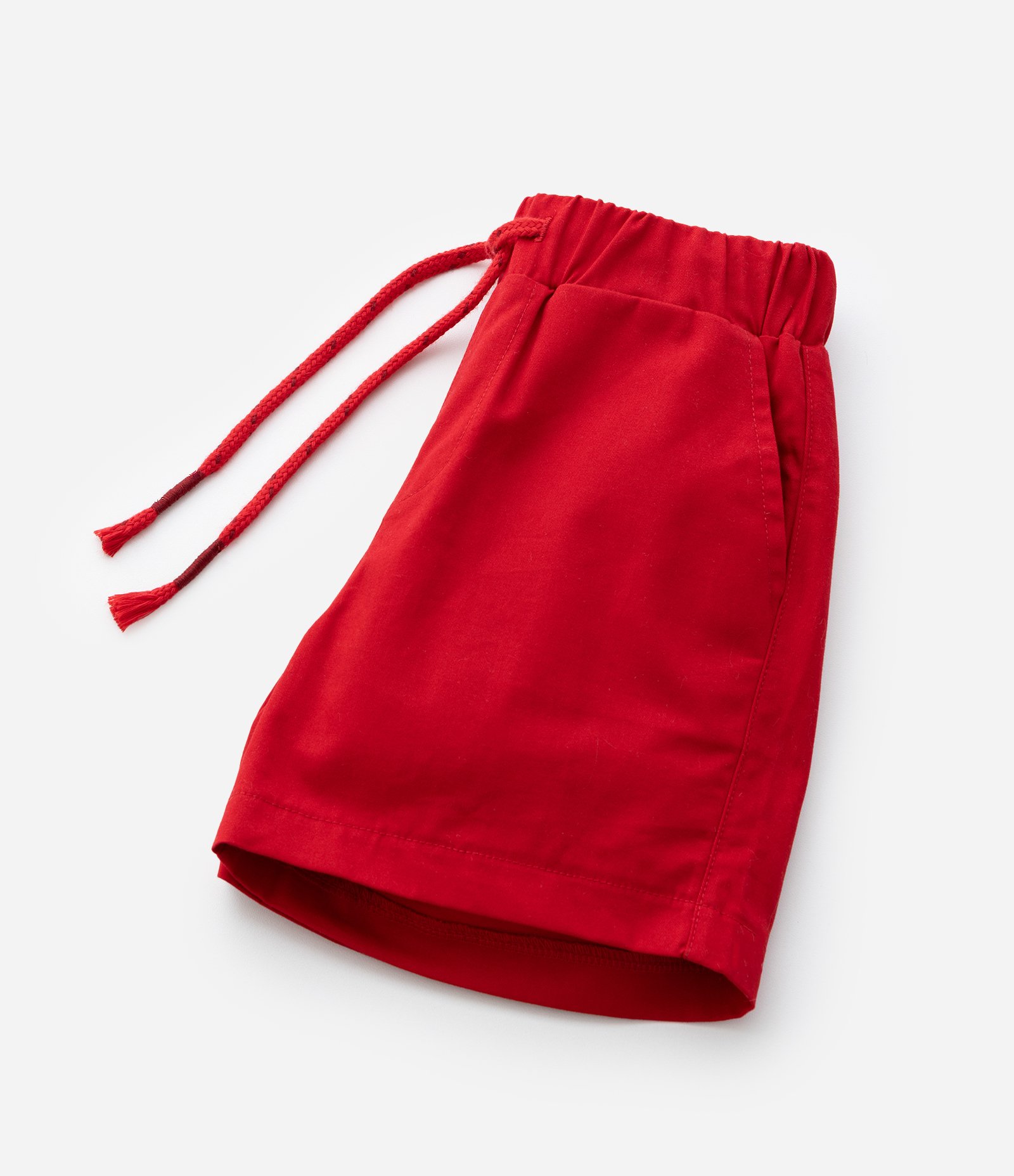 Conjunto Infantil em Piquet com Gola Henley - Tam 1 a 6 Anos Bege/Vermelho 8