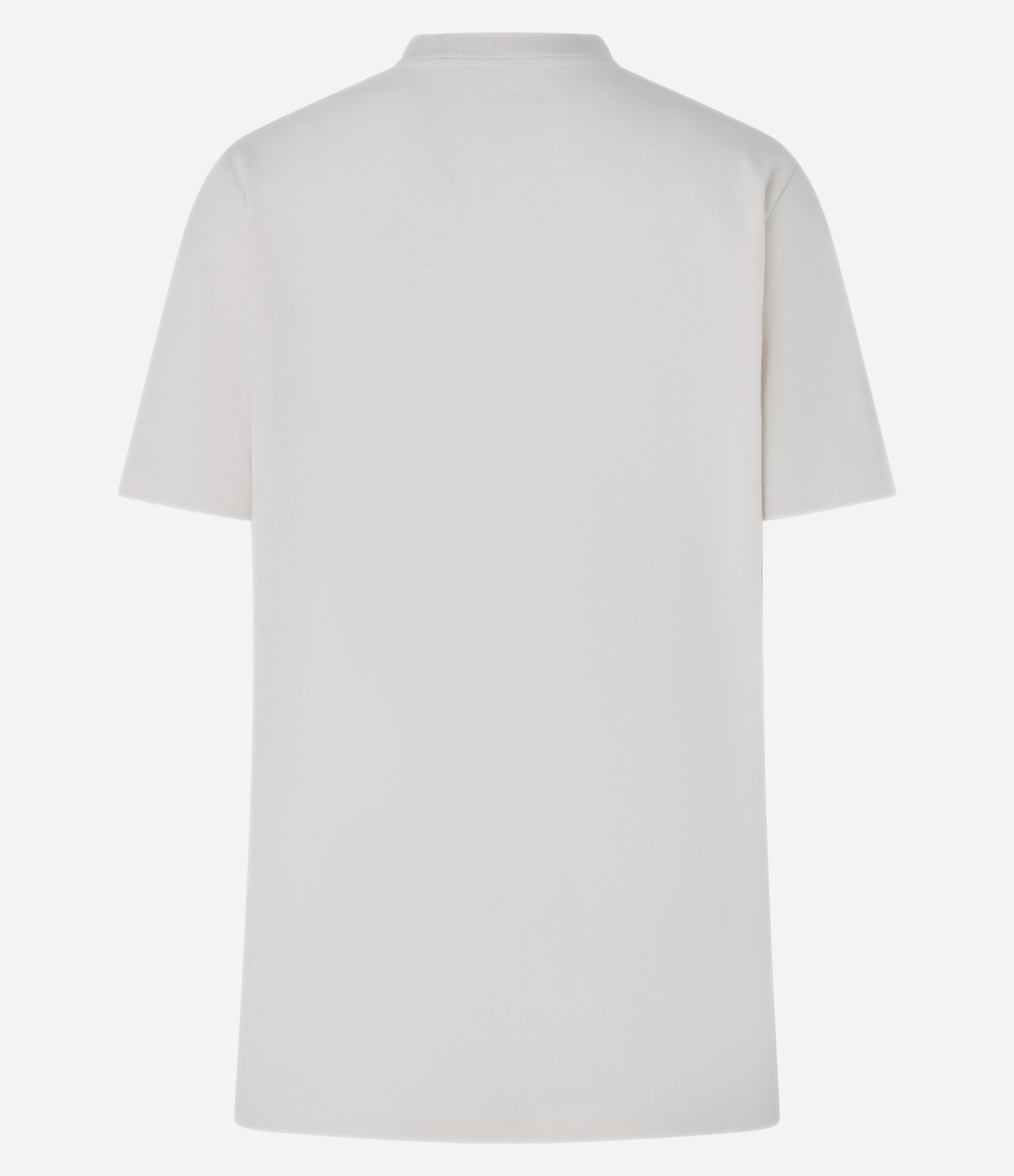 Camiseta Alongada em Algodão com Estampa Border Collie Bege 6