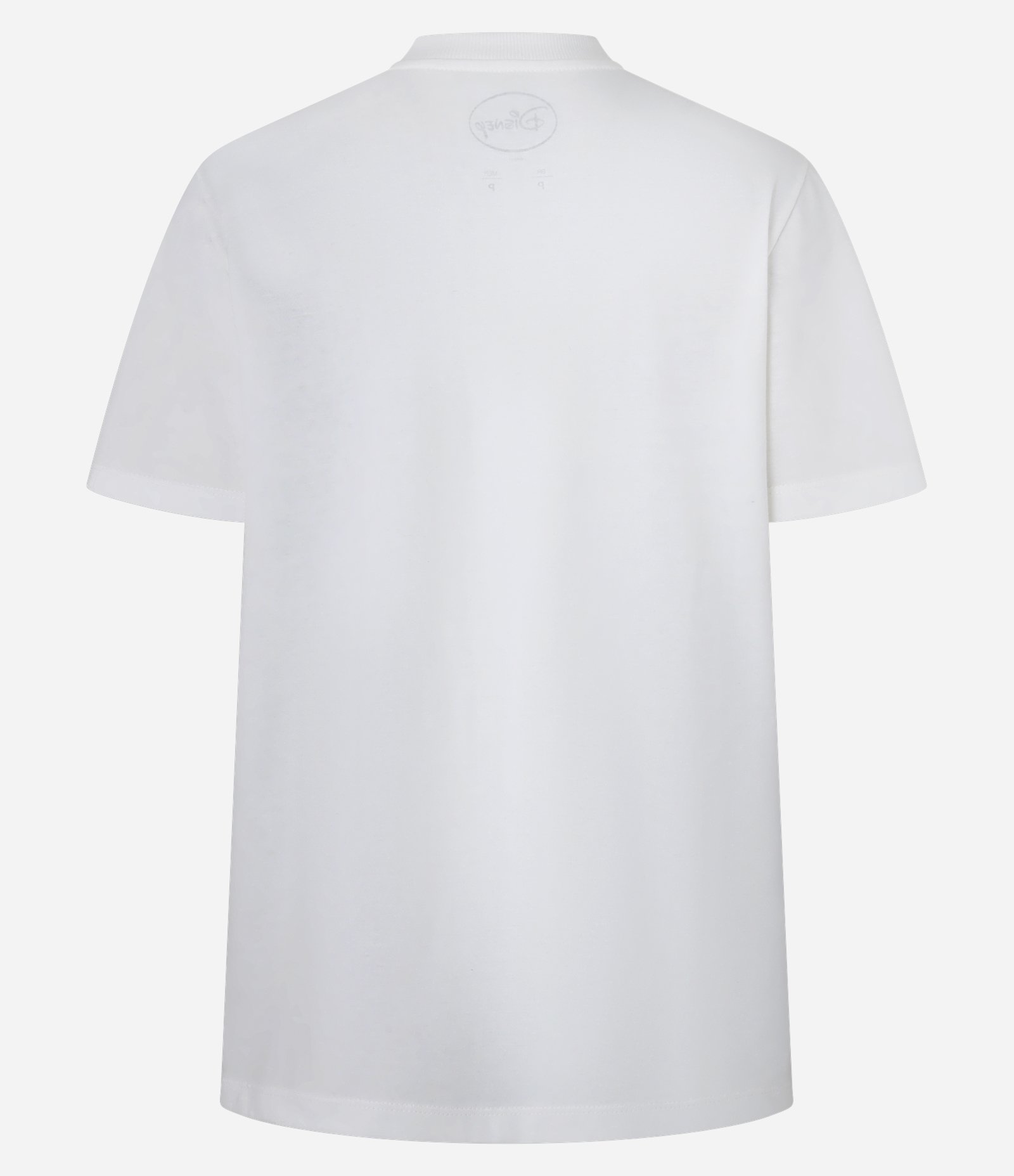 Camiseta Alongada em Algodão com Estampa Marie Branco 5