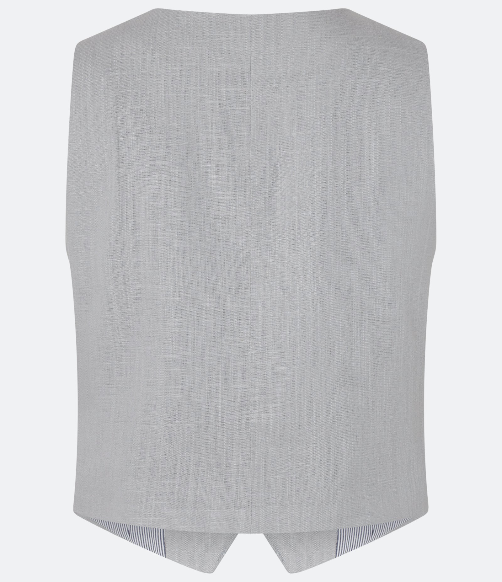 Colete Slim em Viscolinho com Botões Matizados Cinza 6