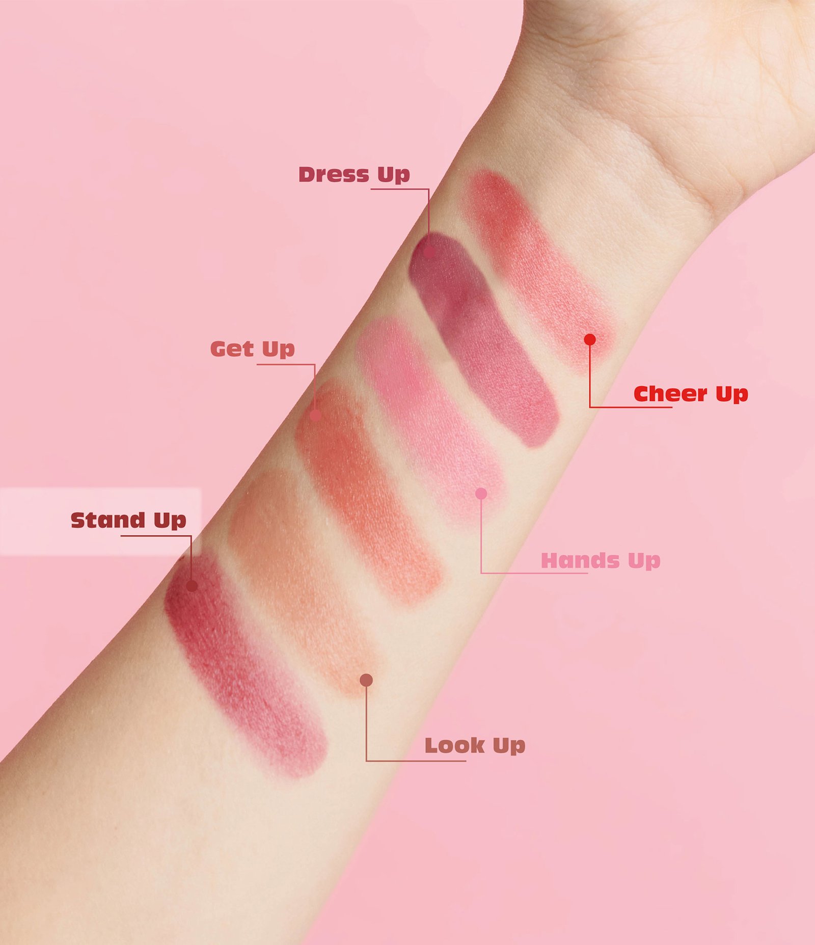 Protetor Labial Hidratante Com Cor FPS10 Balm Up! Stand Up! Ruby Kisses Vermelho 7