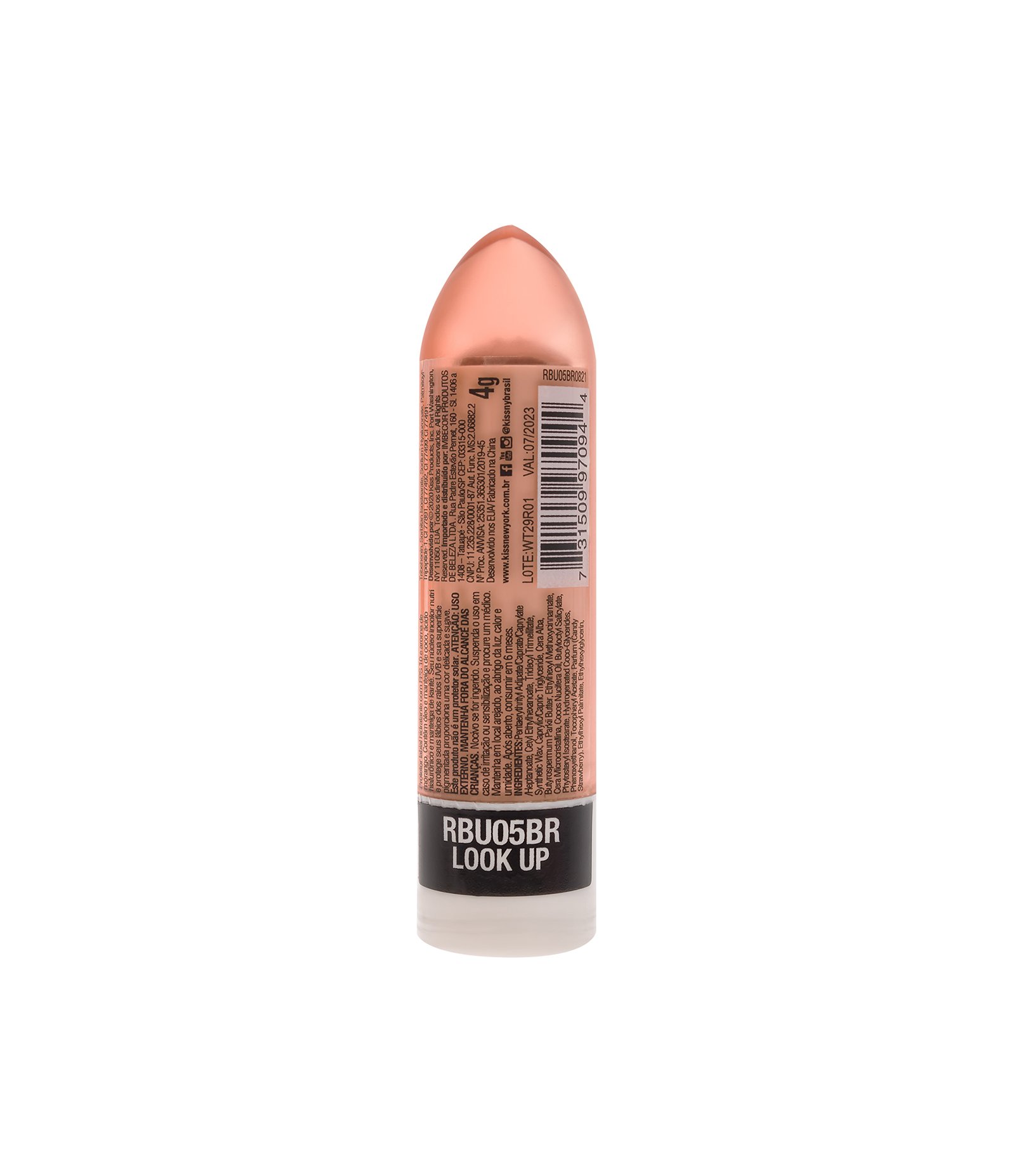 Protetor Labial Hidratante com Cor FPS 10 Balm Up! Look Up! Ruby Kisses Nude 3