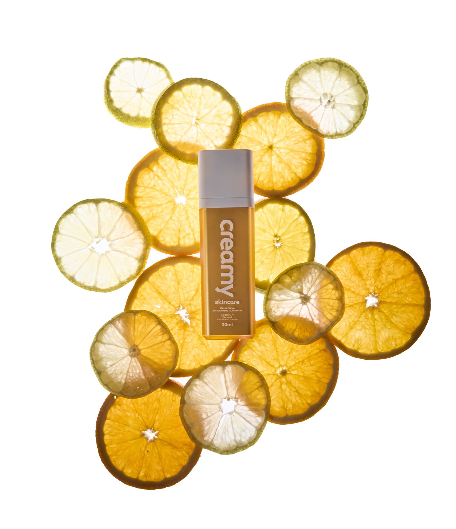 Sérum Facial Antioxidante Clareador Vitamina C Gold Creamy 30ml 5