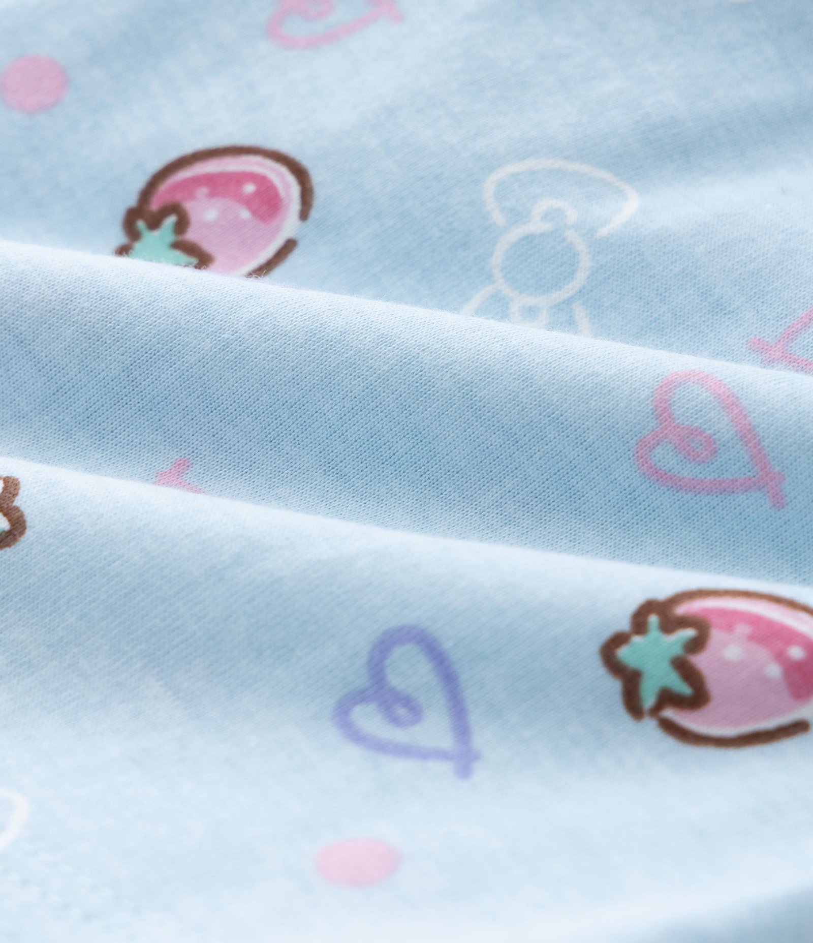 Pijama Curto Infantil com Estampa Hello Kitty e Amigas - Tam 5 a 14 anos Rosa/Azul 8