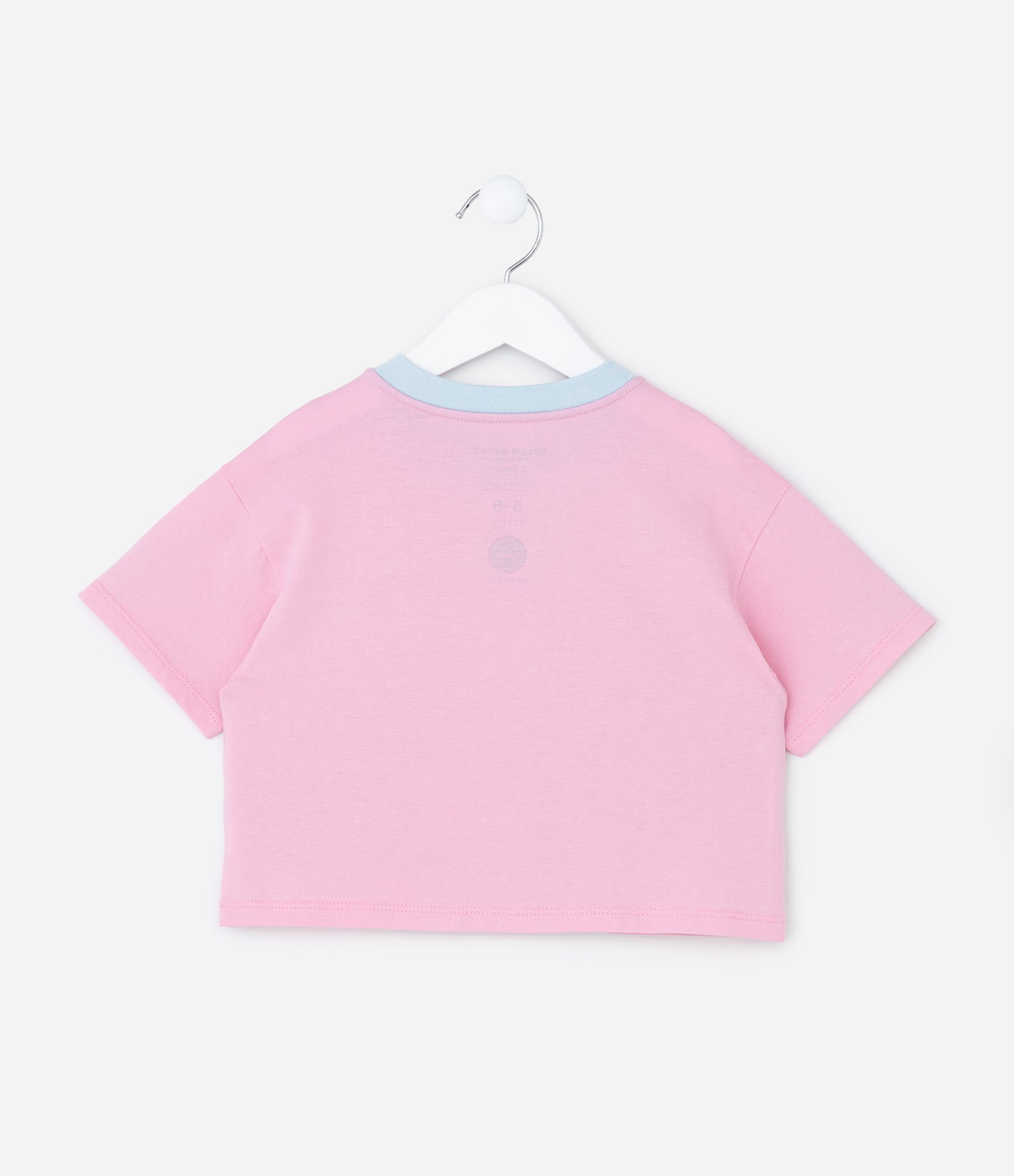 Pijama Curto Infantil com Estampa Hello Kitty e Amigas - Tam 5 a 14 anos Rosa/Azul 3