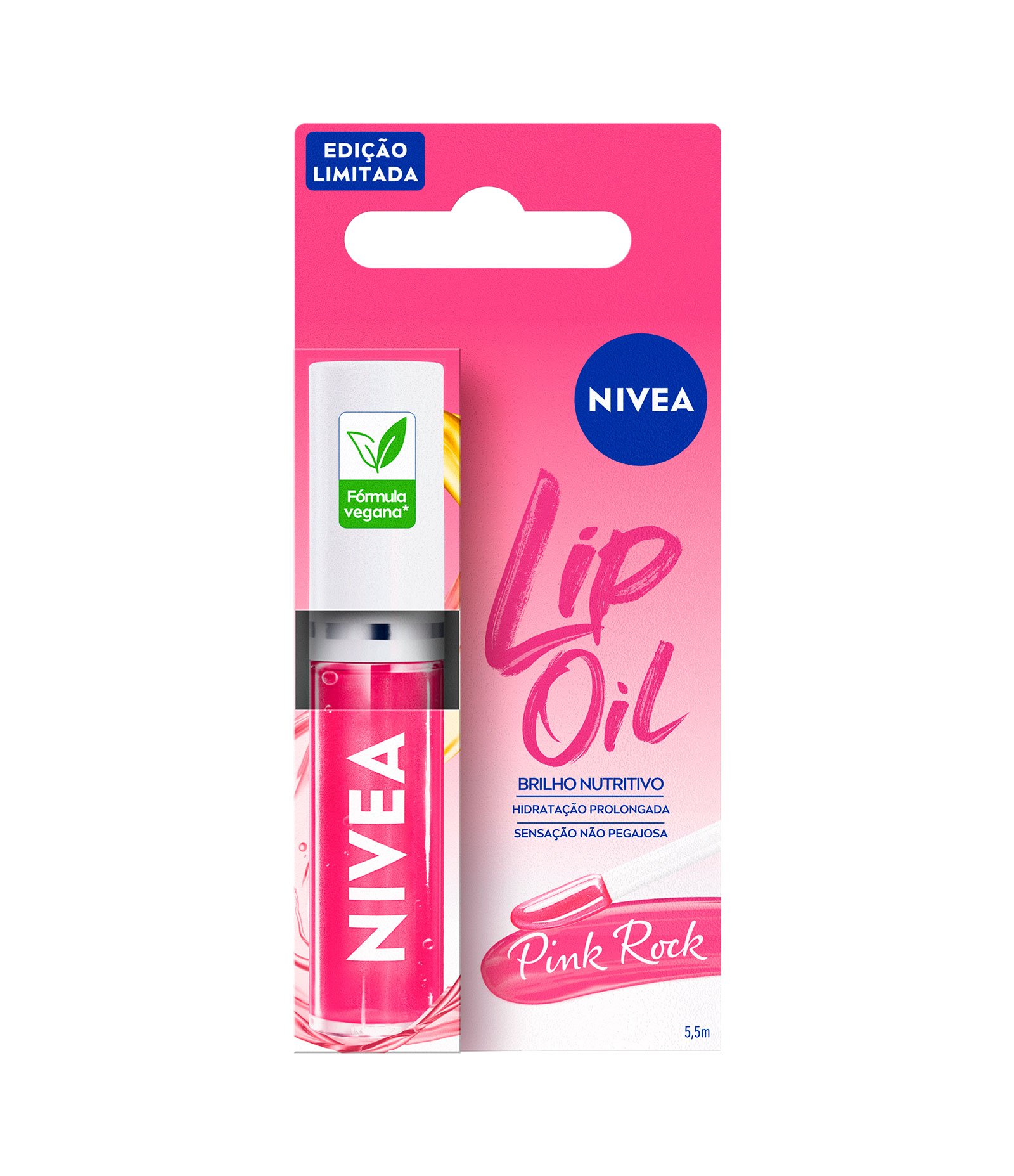 Lip Oil Brilho Nutritivo Pink Rock Nivea Pink Rock 1