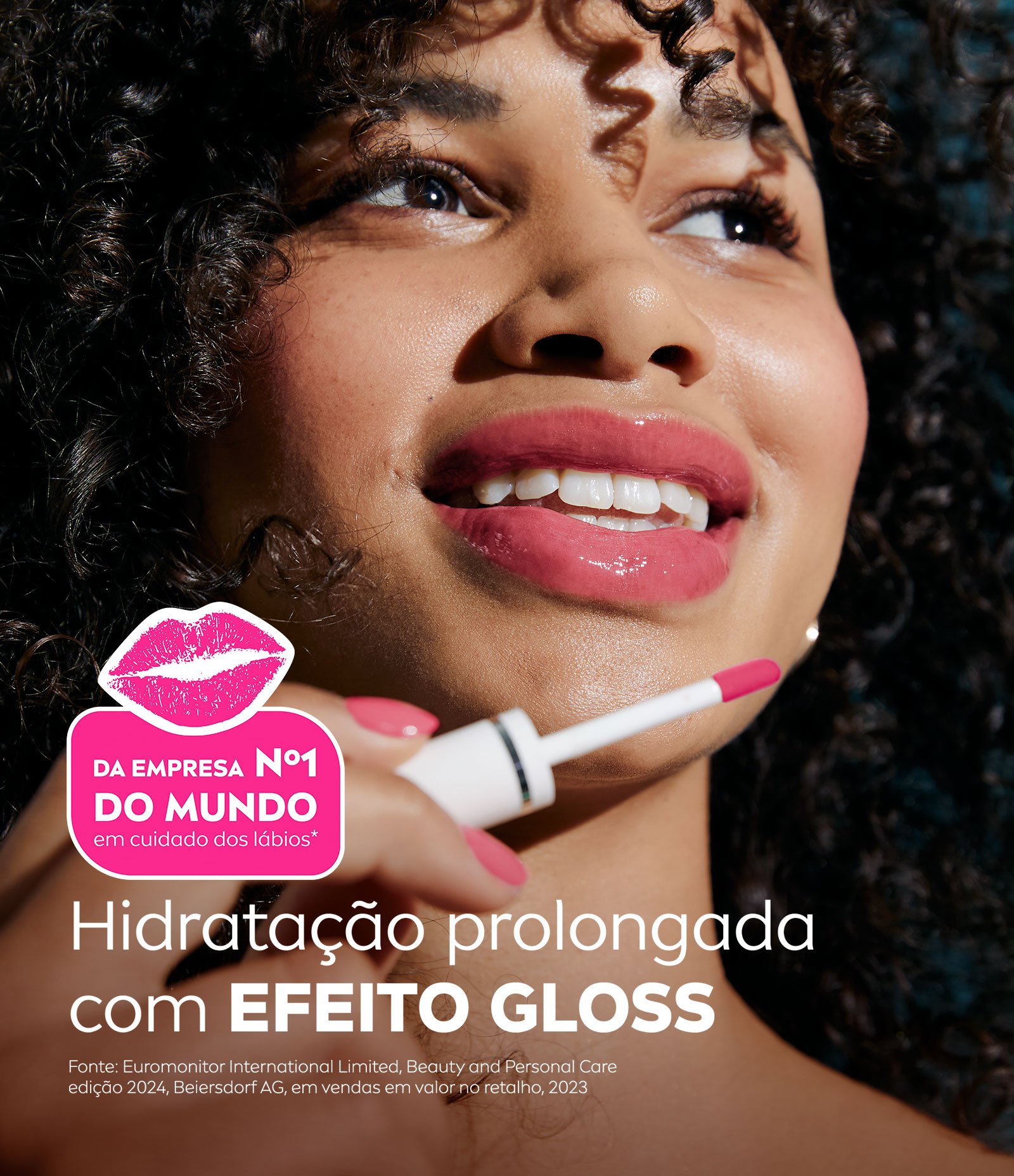 Lip Oil Brilho Nutritivo Pink Rock Nivea Pink Rock 4
