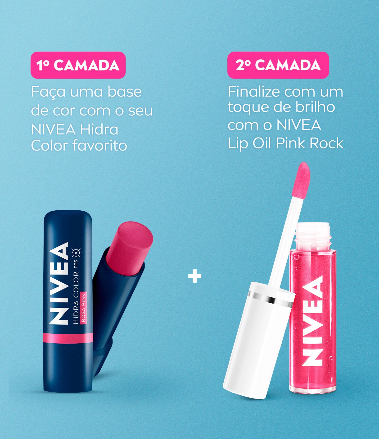 Lip Oil Brilho Nutritivo Pink Rock Nivea Pink Rock 7
