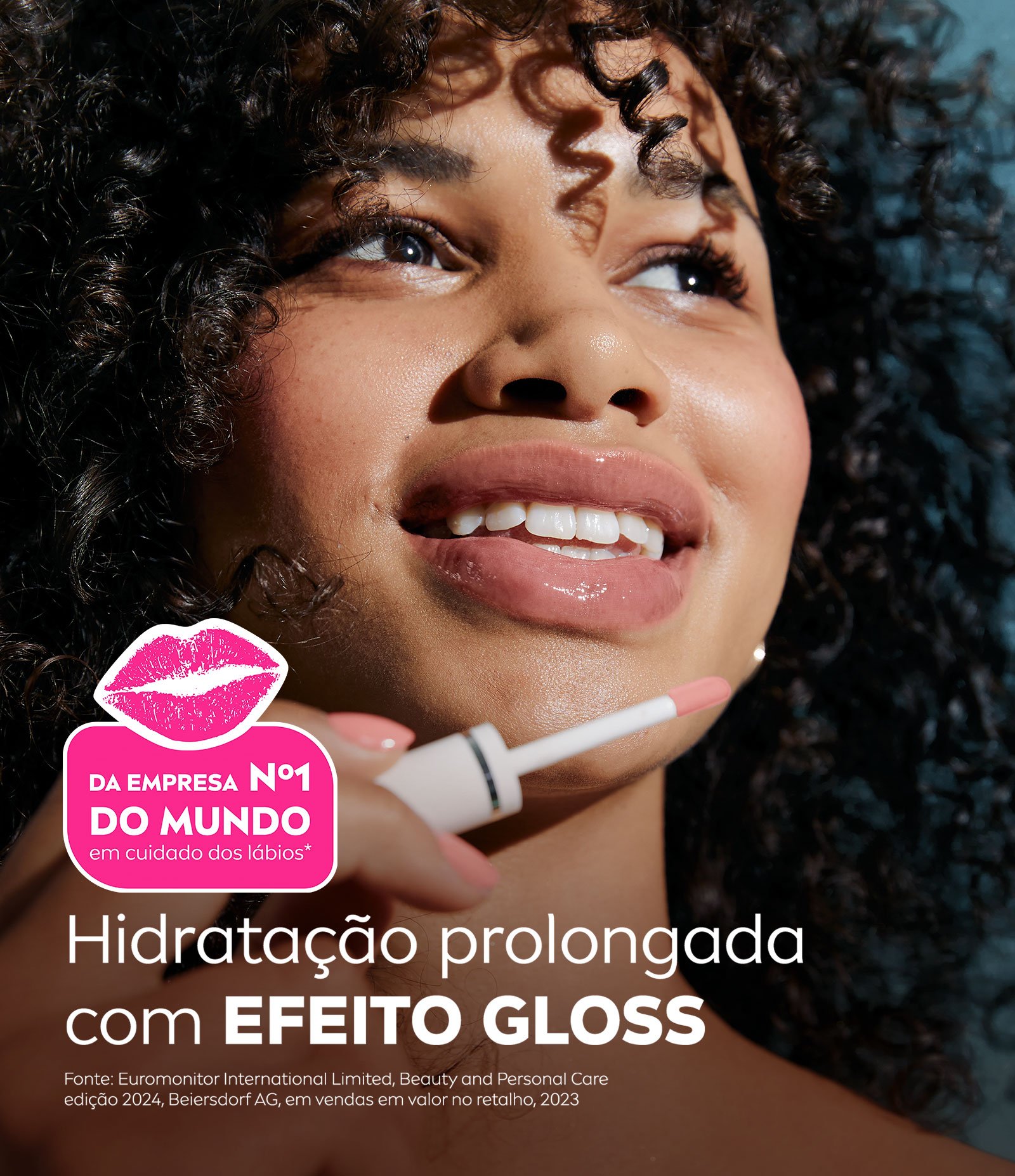 Lip Oil Brilho Nutritivo Rosé Nivea Rosé 4