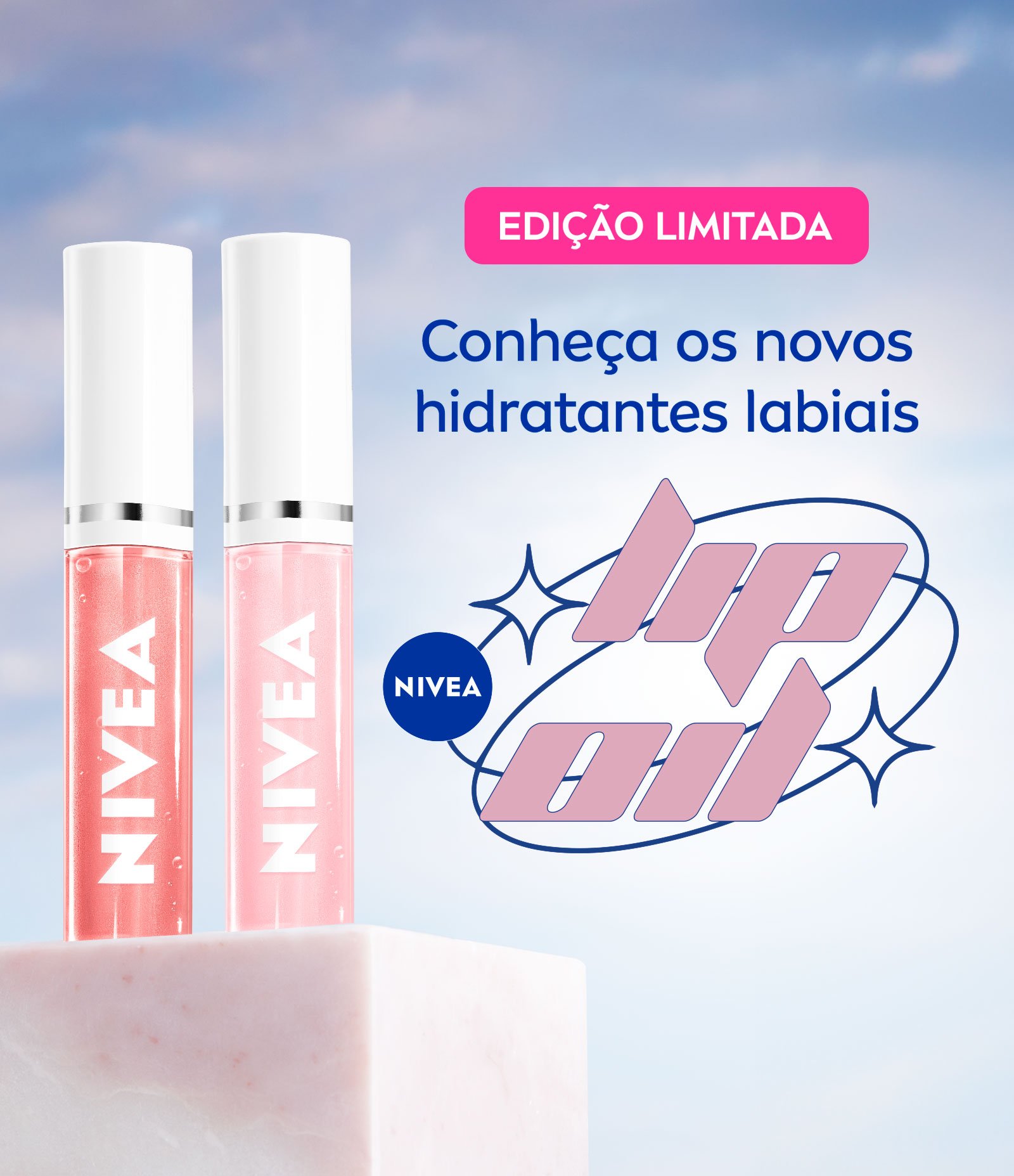 Lip Oil Brilho Nutritivo Rosé Nivea Rosé 9