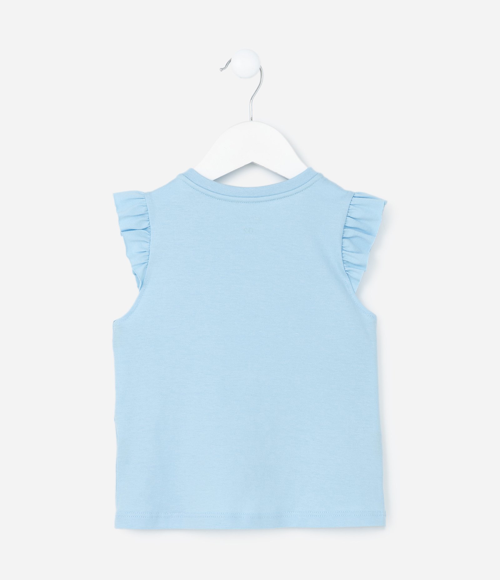 Pijama Curto Infantil com Estampa Oncinha - Tam 2 a 4 Anos Azul 3