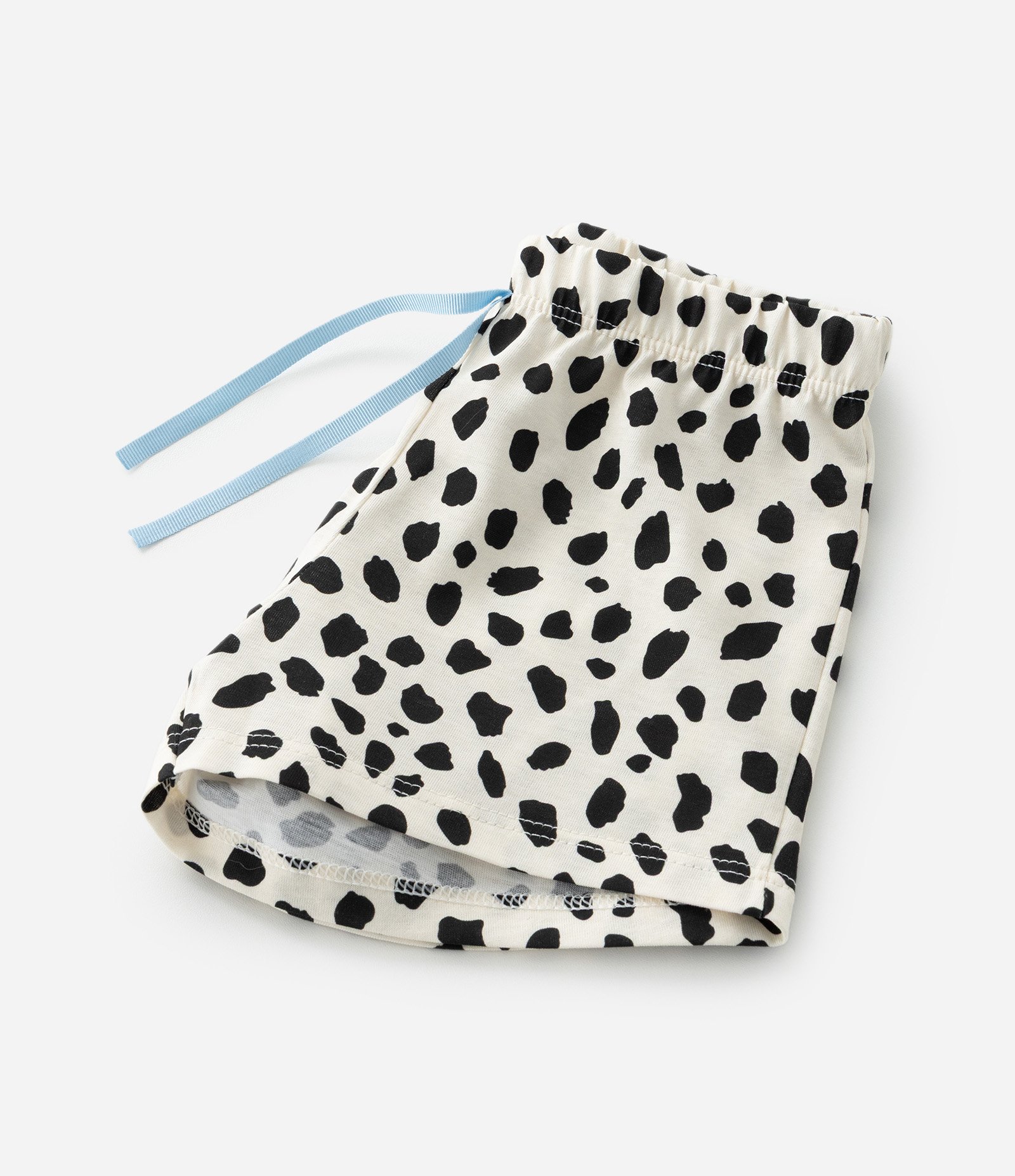 Pijama Curto Infantil com Estampa Oncinha - Tam 2 a 4 Anos Azul 6