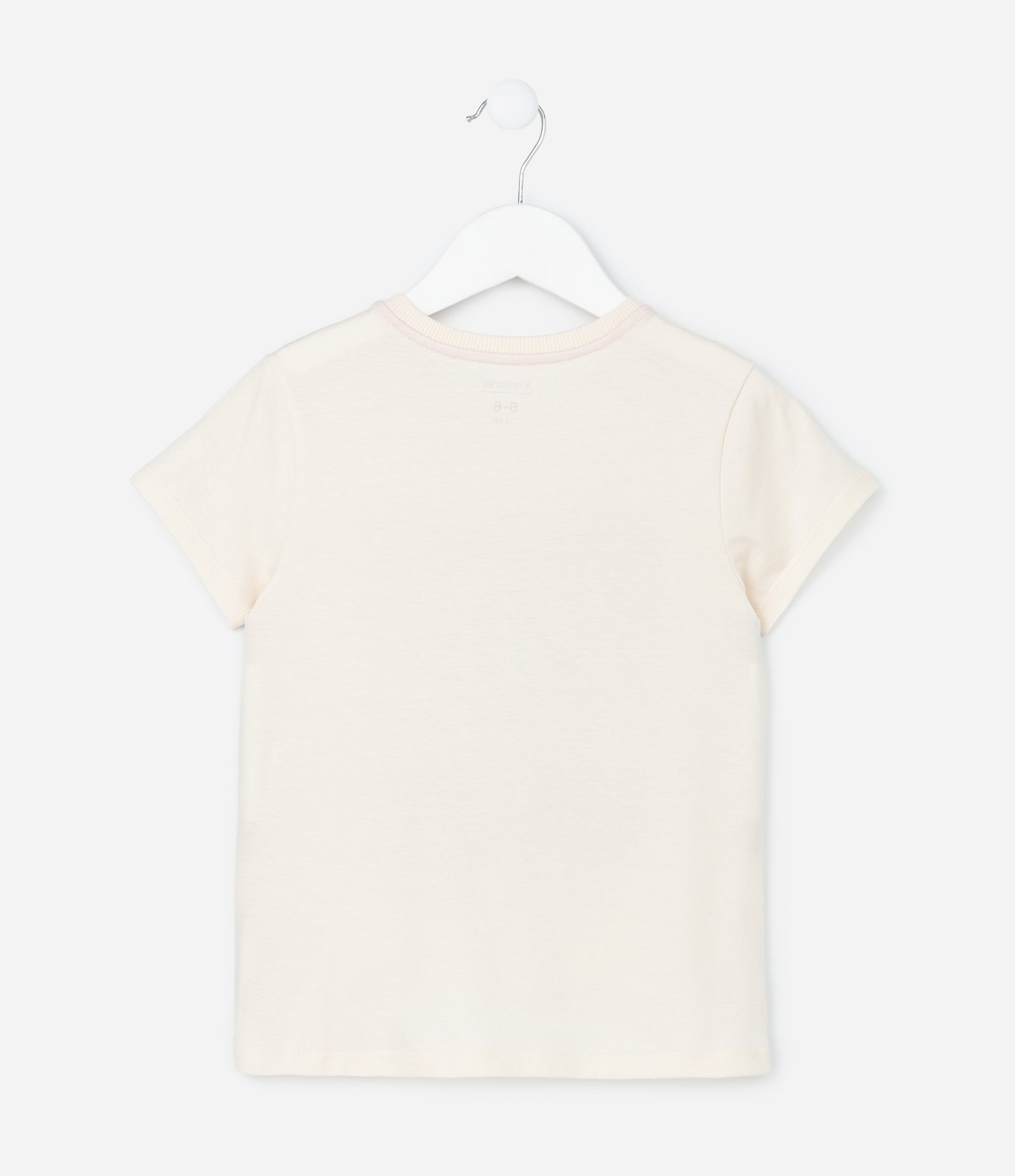 Pijama Infantil com Estampa Cereja -Tam 5 a 14 Anos Bege/Laranja/Rosa 3