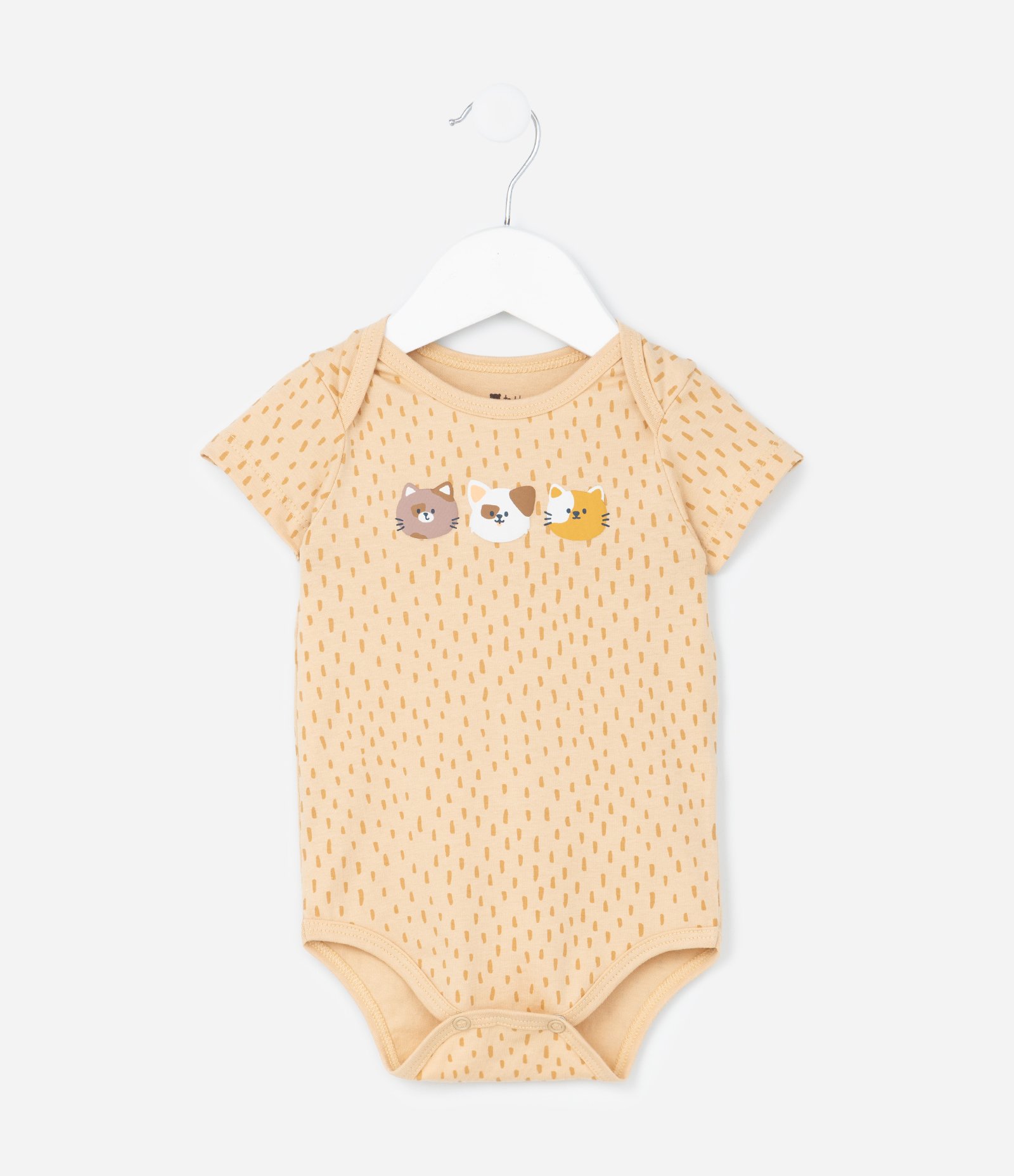 Body Infantil com Estampa de Bichinhos - Tam RN a 18 meses Laranja 2