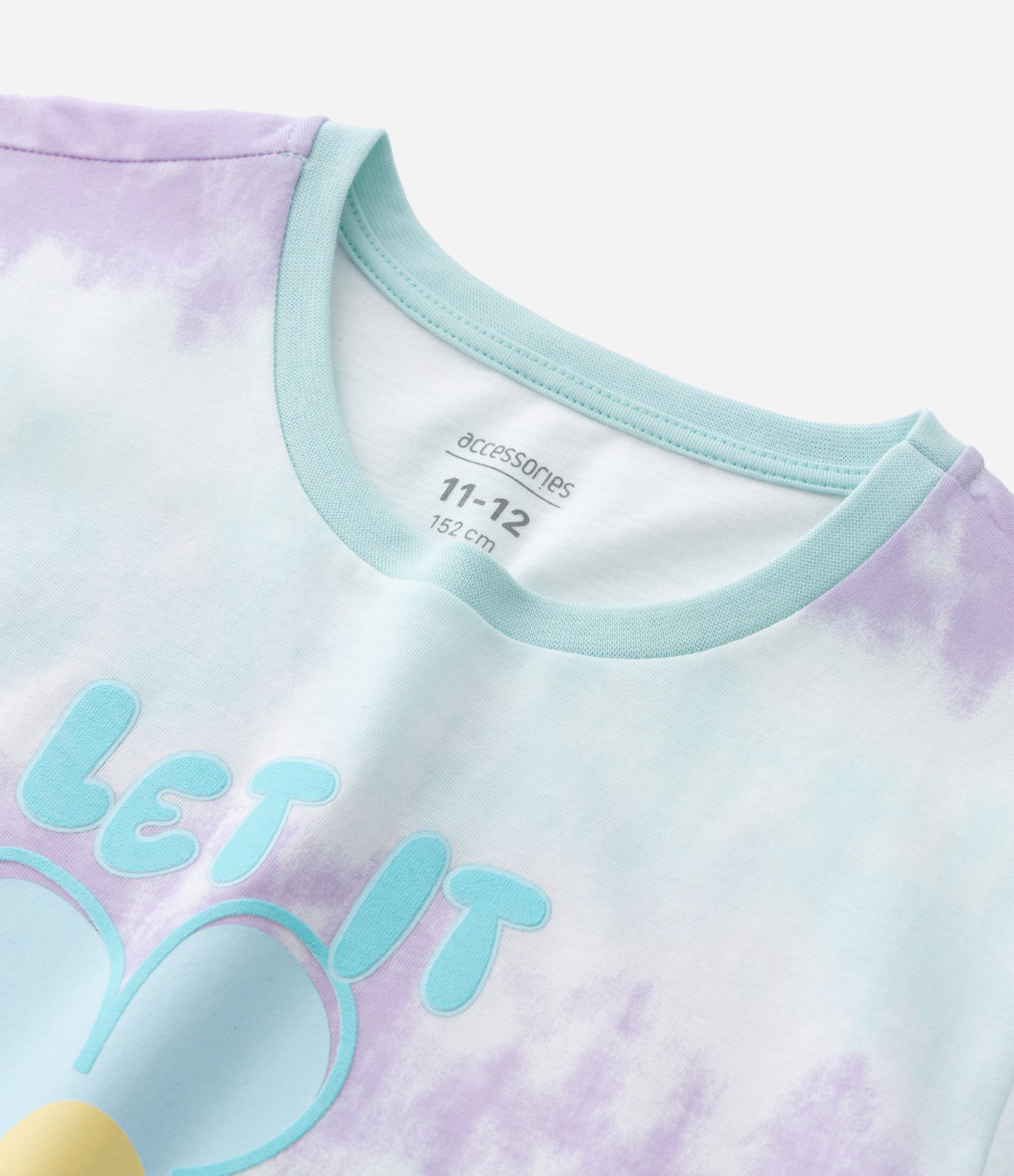 Camisola Infantil com Estampa Tie Dye e Margarida -Tam 5 a 14 Anos Multicores 4